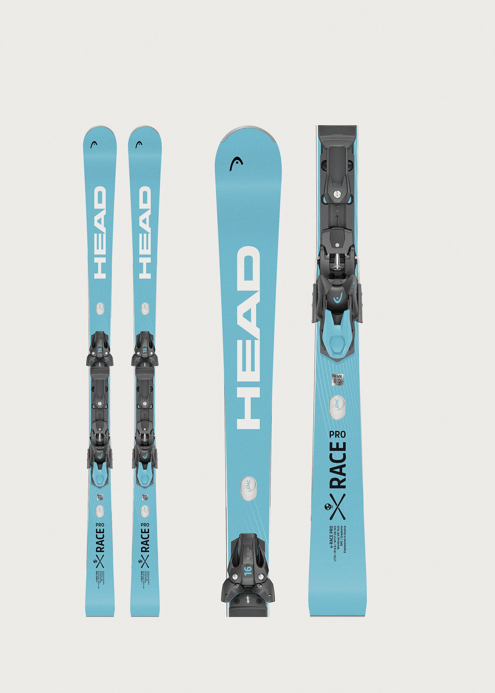 Head Worldcup Rebels e-Race Pro Skis + Freeflex ST 16 Bindings