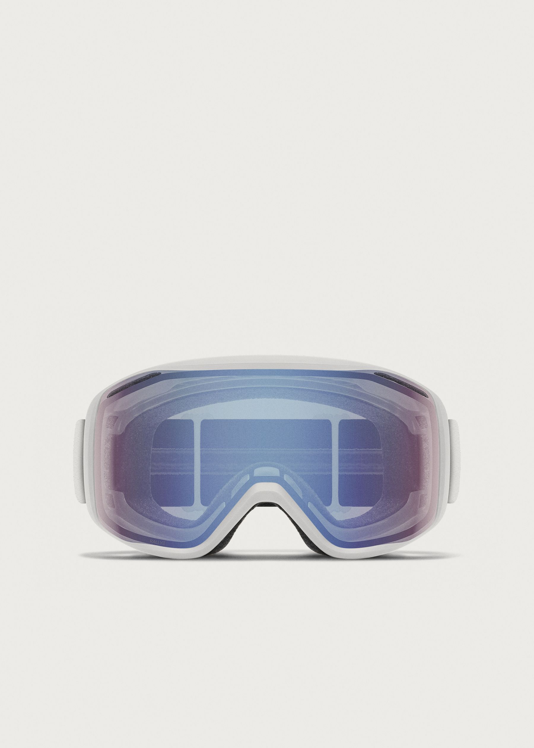 Image - 1 - Rally White / Photochromic Blue Sensor Mirror Goggles