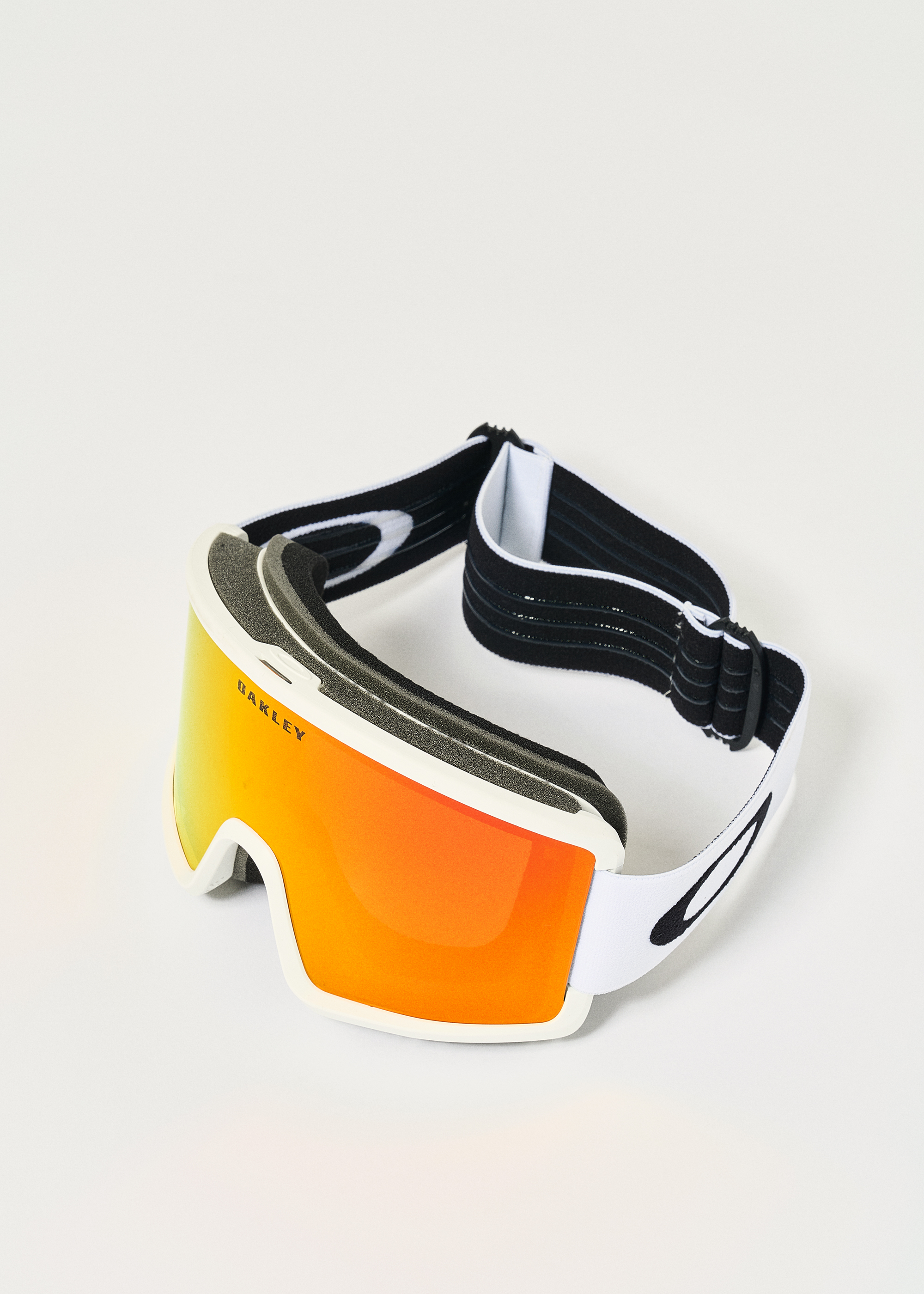 Oakley Target Line M Matte White / Fire Iridium Goggles