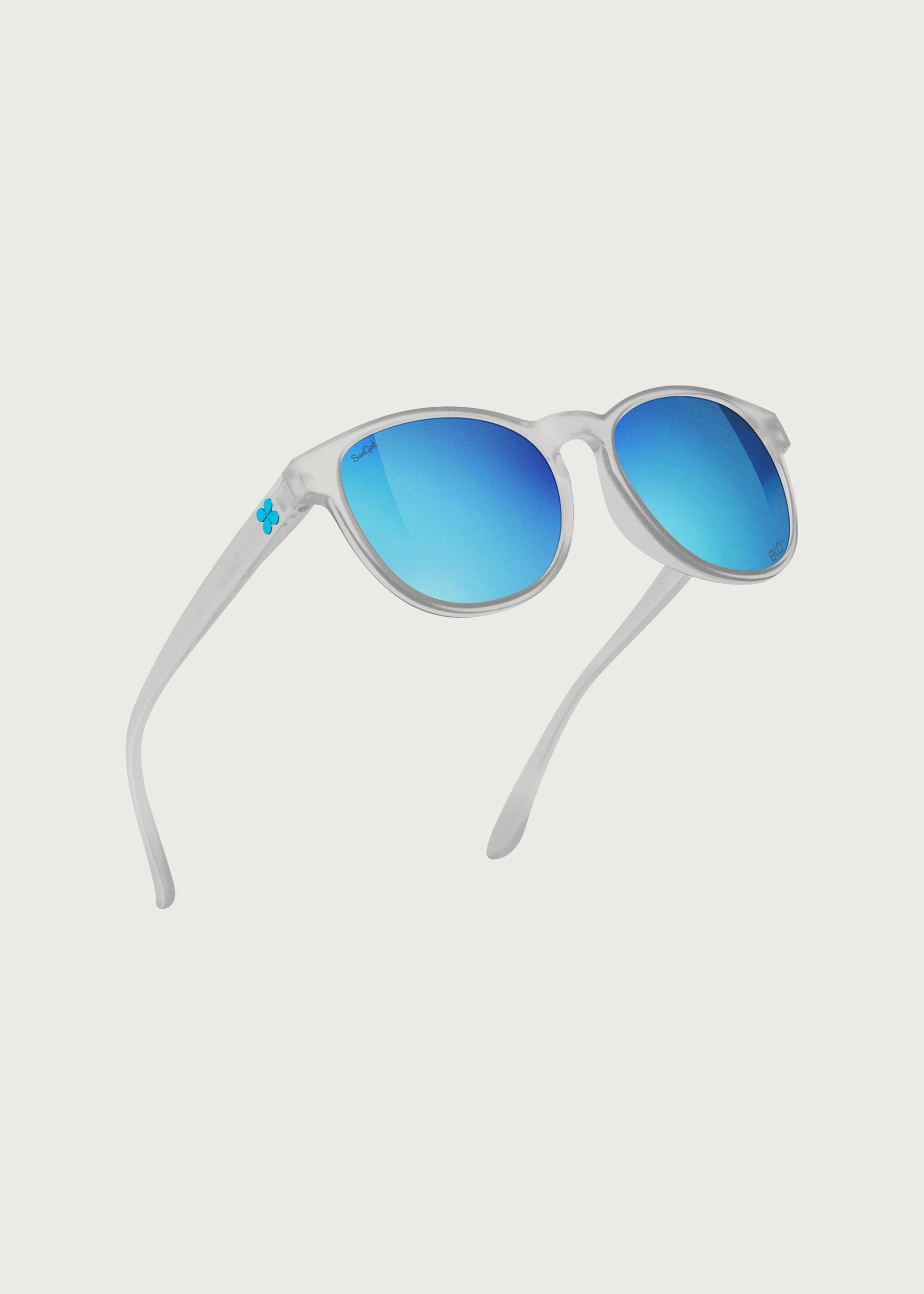 Image - 2 - Sierras Frosted Clear / 8KO Silver Blue Polarised Sunglasses