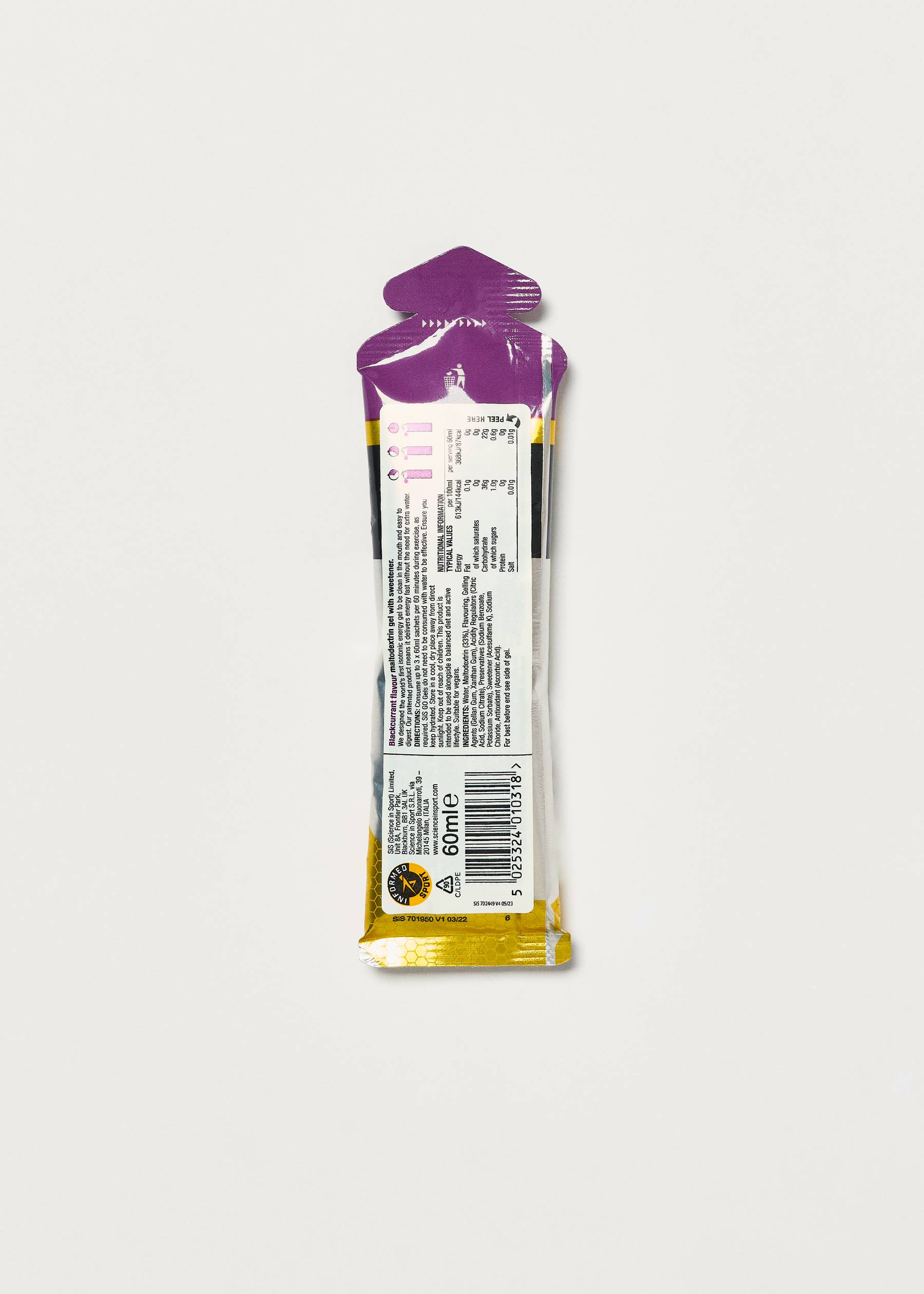 Image - 3 - GO Gel Isotonic - Blackcurrant Sports Nutrition