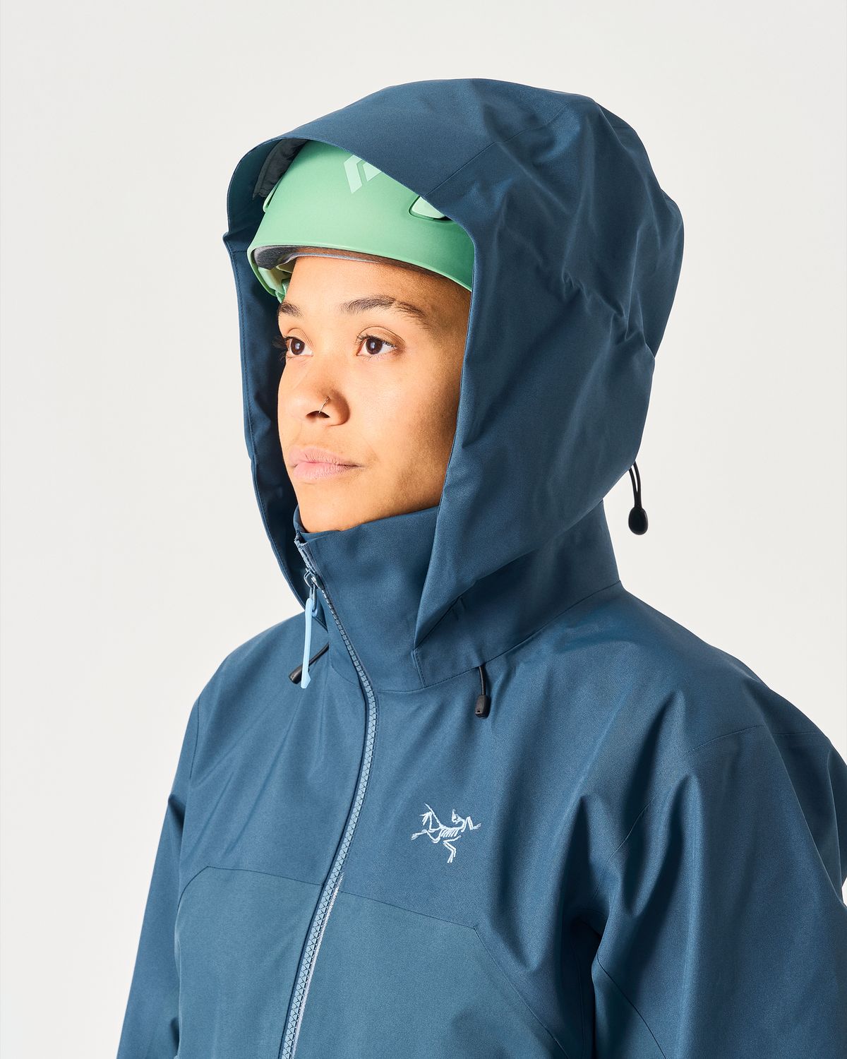 Helmet compatible StormHood 