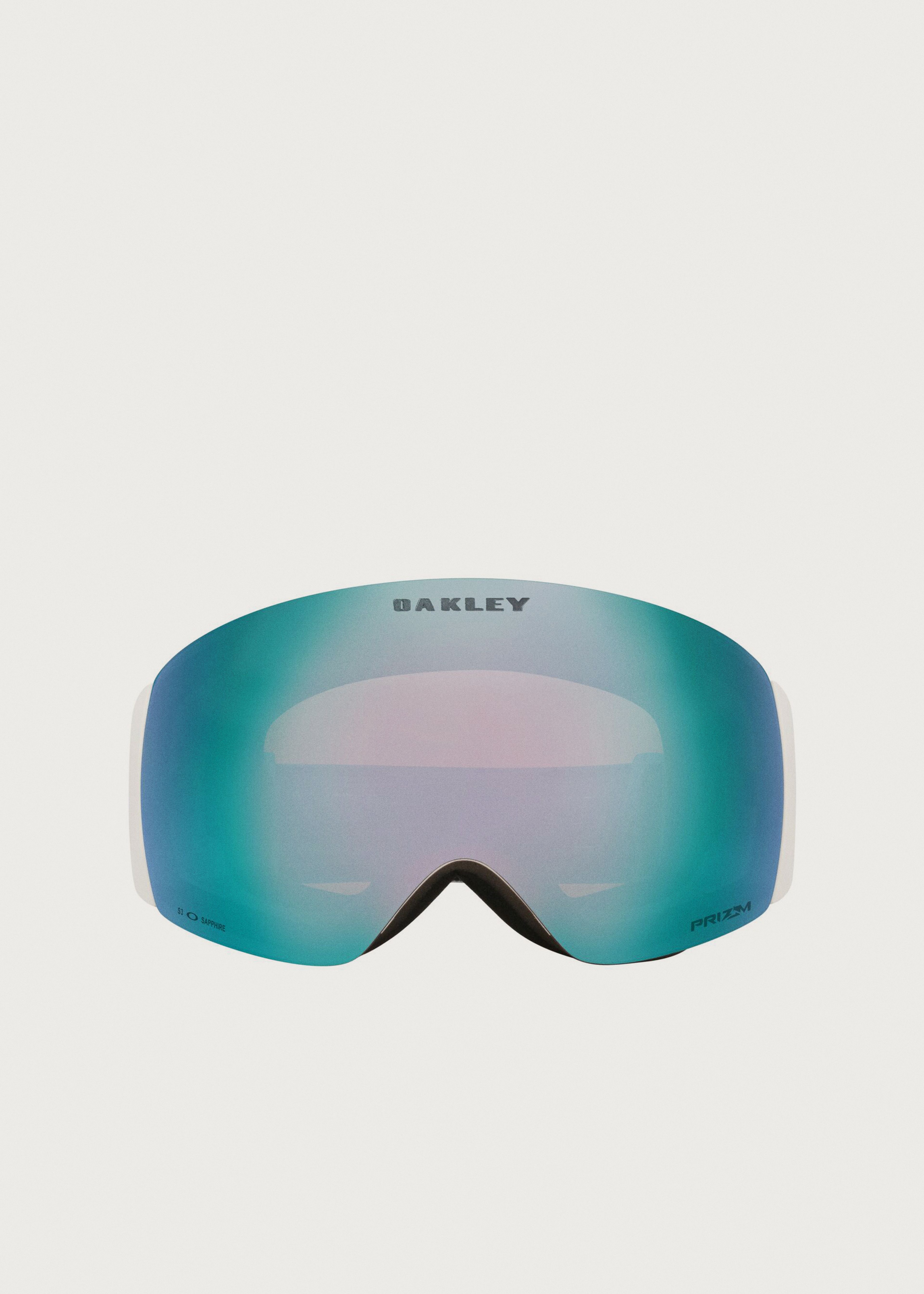 Oakley Flight Deck Pro M Matte White / Prizm Sapphire Iridium Goggles