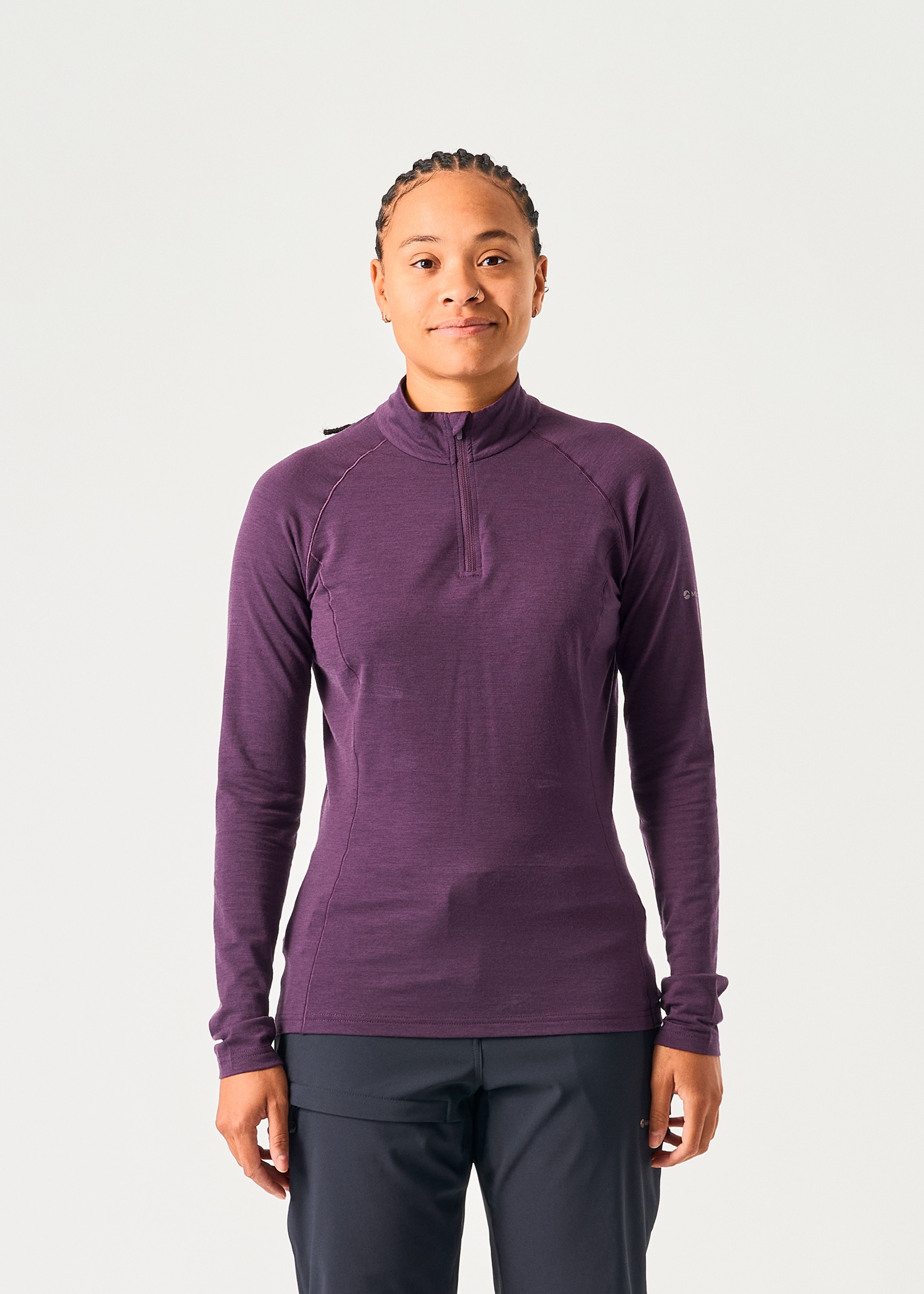 Montane Malli Long Sleeve Merino Zip T Shirt