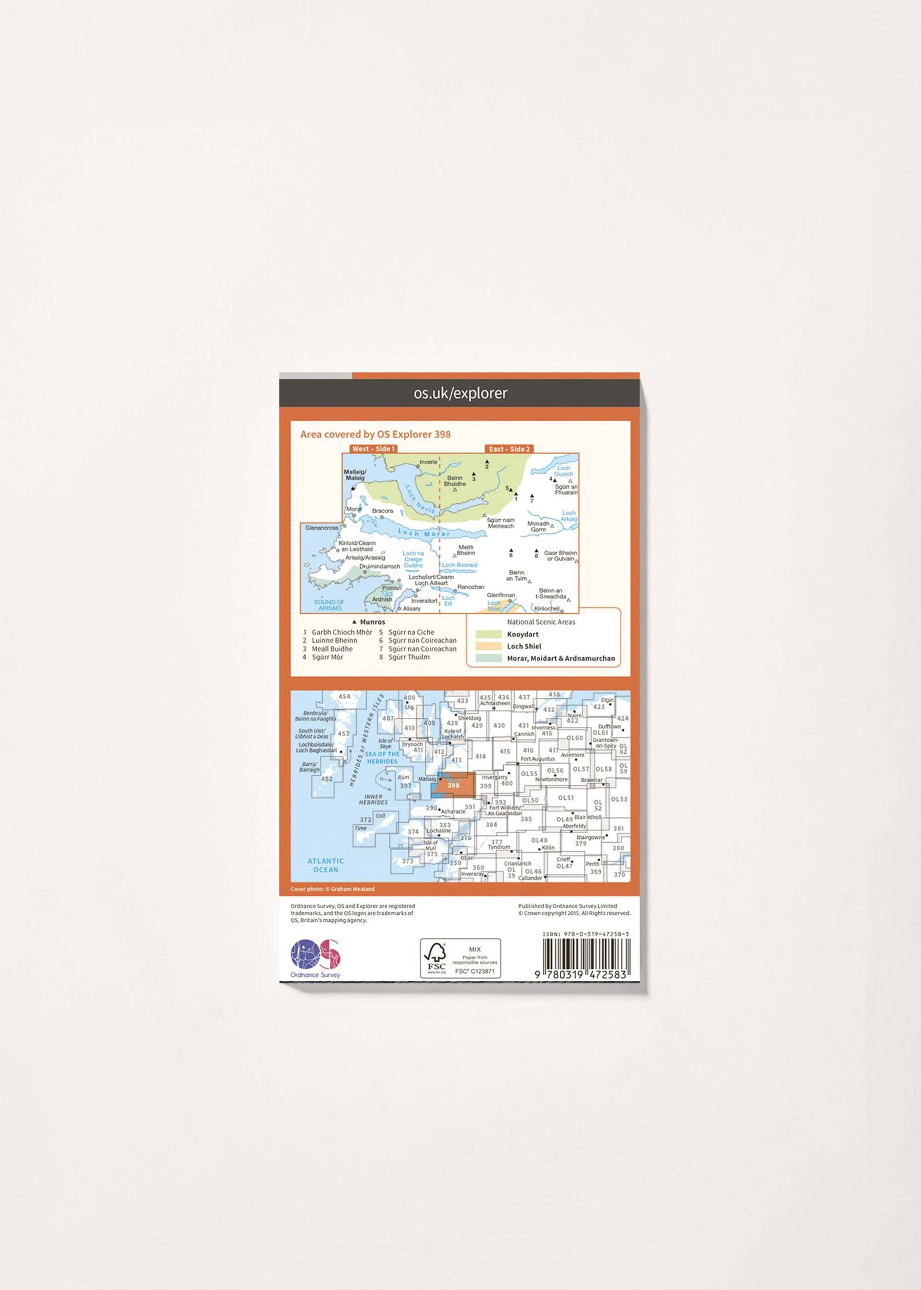 Image - 2 - Loch Morar & Mallaig - OS Explorer Active 398 Map