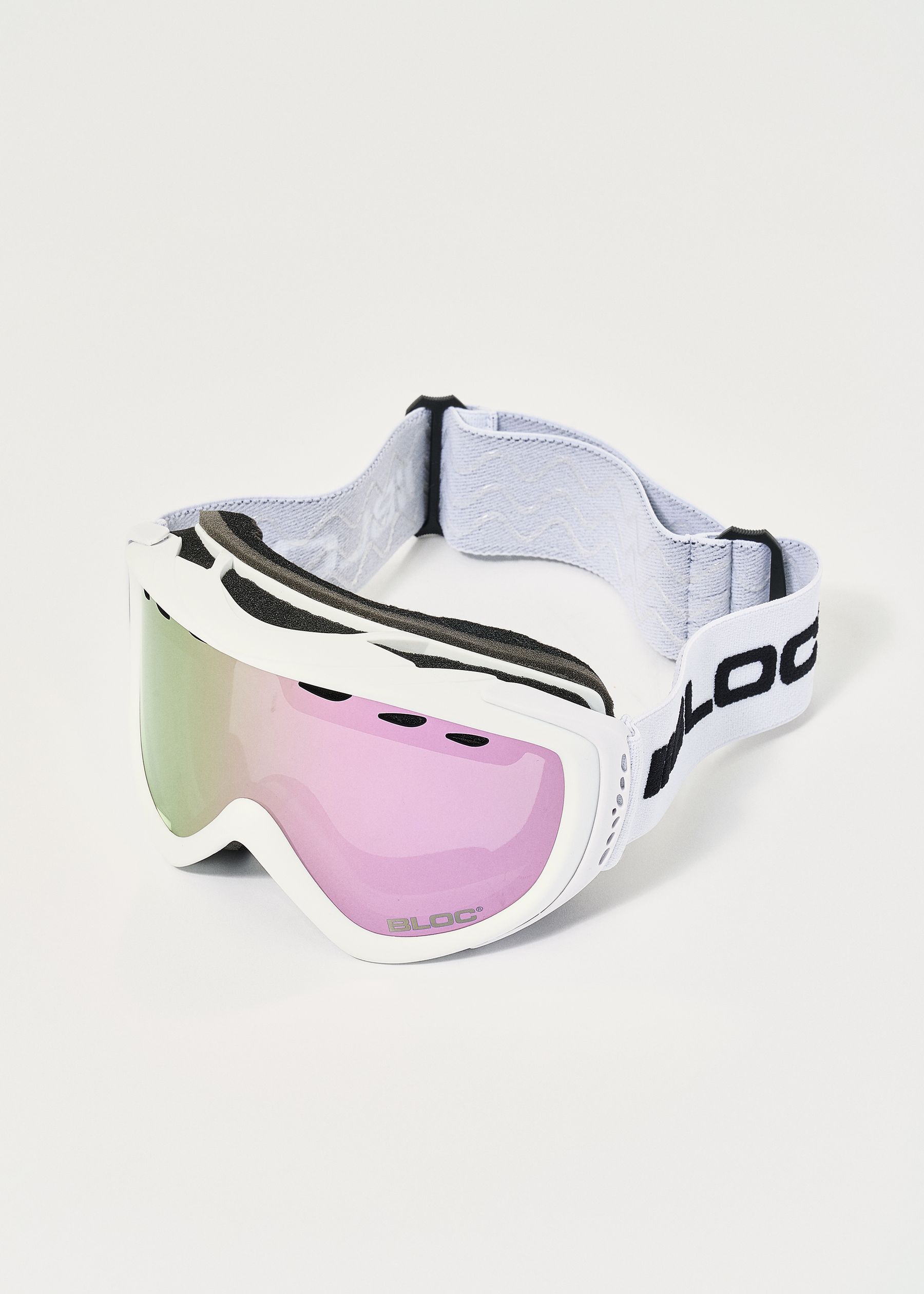 Image - 3 - Mars Matte White / Pink Mirror Goggles