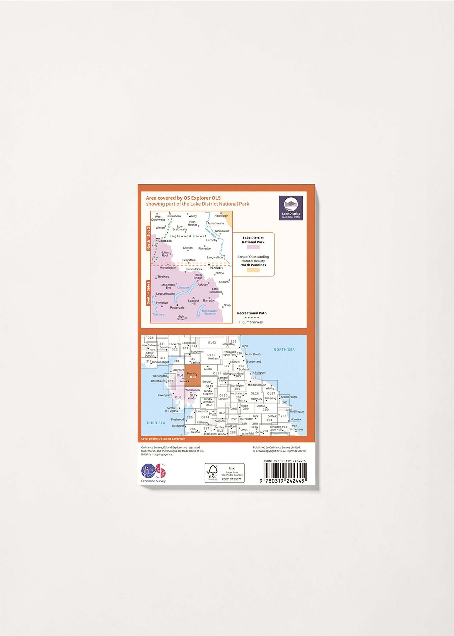 Image - 2 - The English Lakes - North Eastern Area - OS Explorer OL5 Map