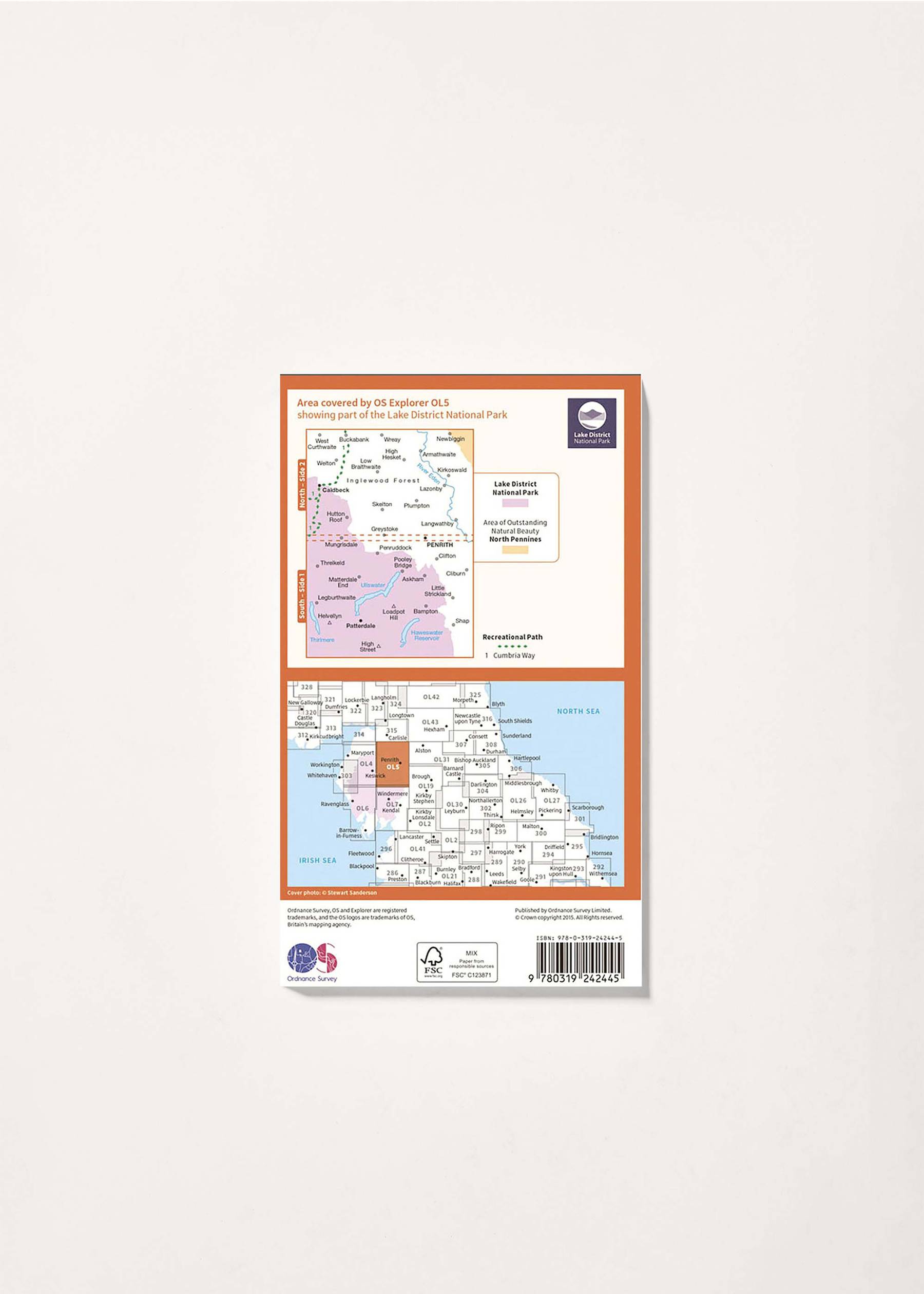 Image - 2 - The English Lakes - North Eastern Area - OS Explorer OL5 Map