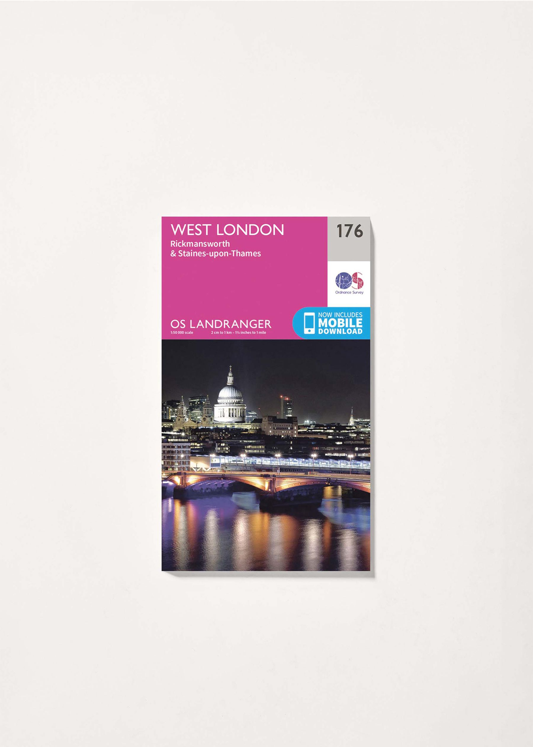 Image - 1 - West London, Rickmansworth & Staines - Landranger 176 Map