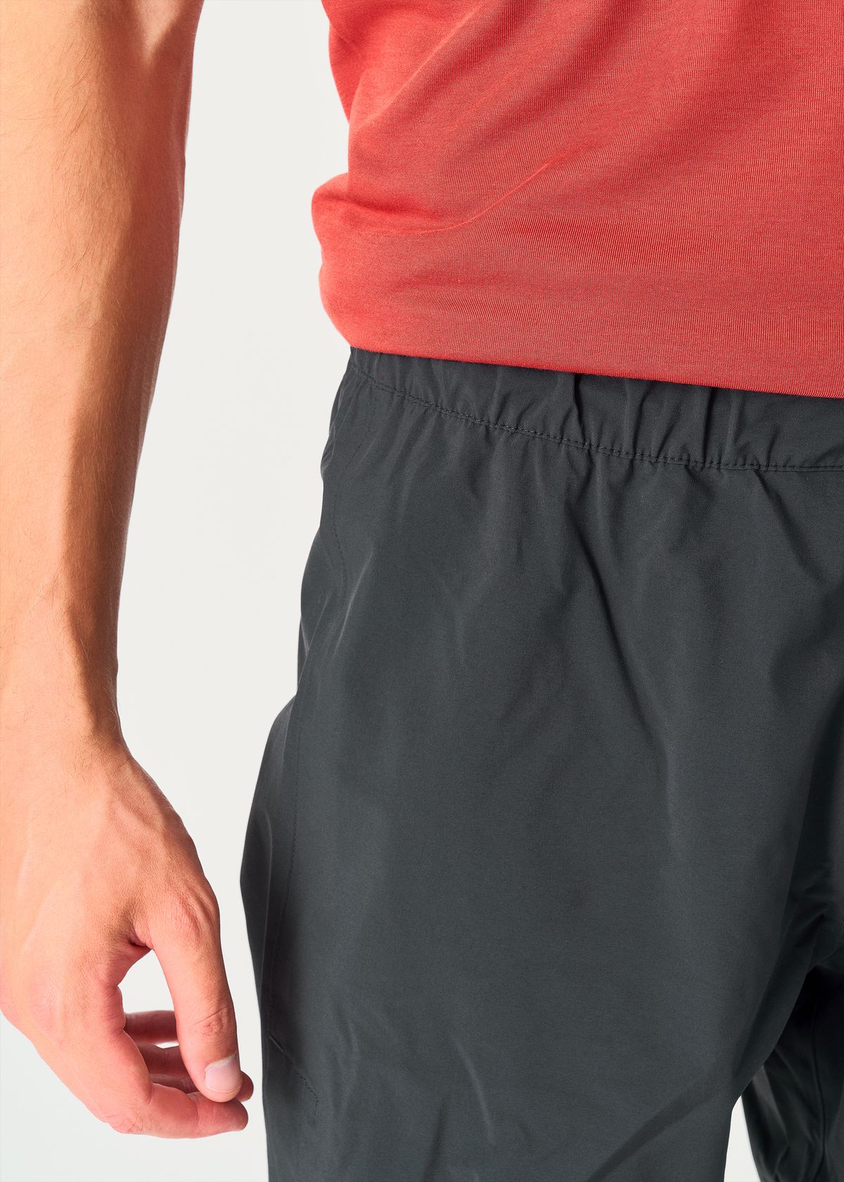 Elasticated waistband with internal drawcord     