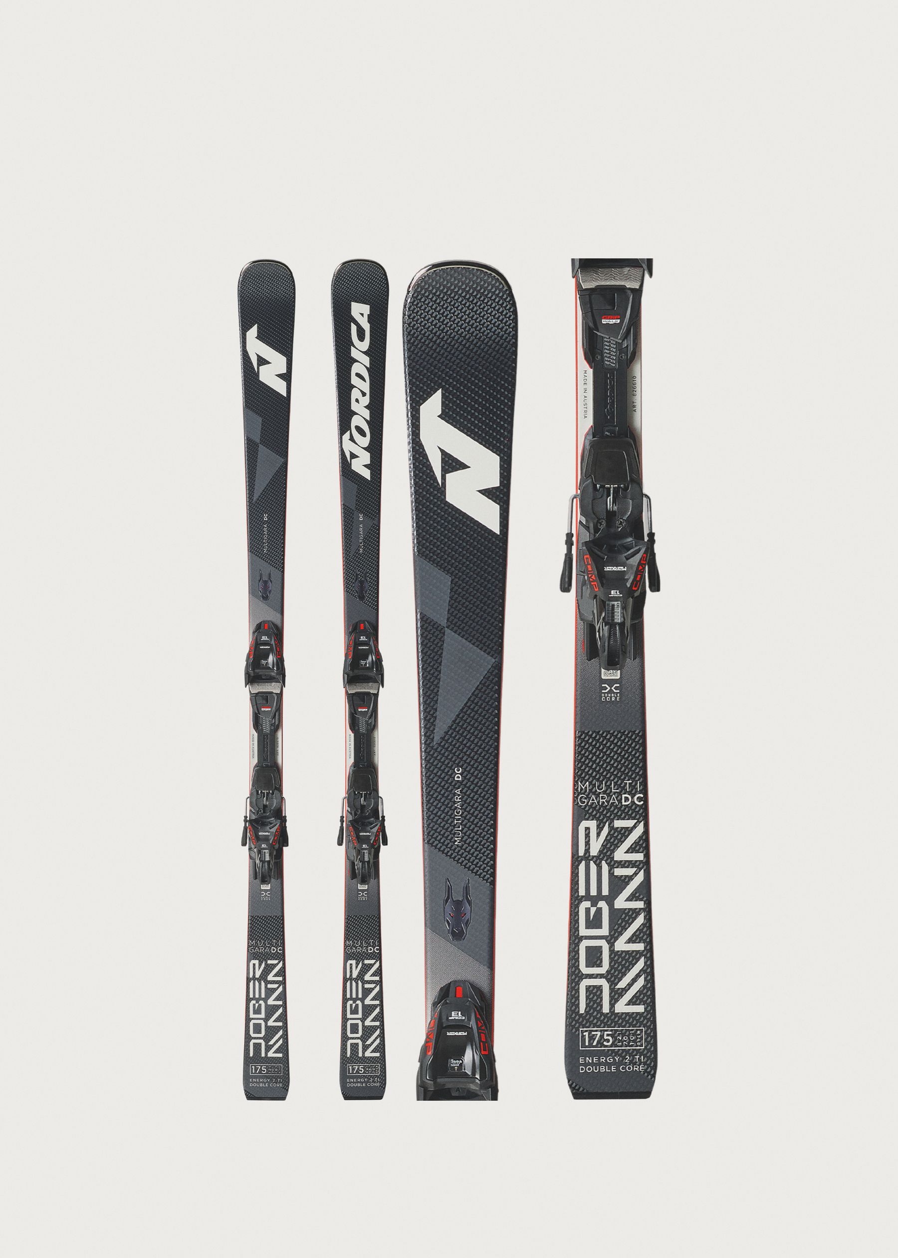 Nordica Dobermann Multigara DC Skis + Comp 13 FDT Bindings
