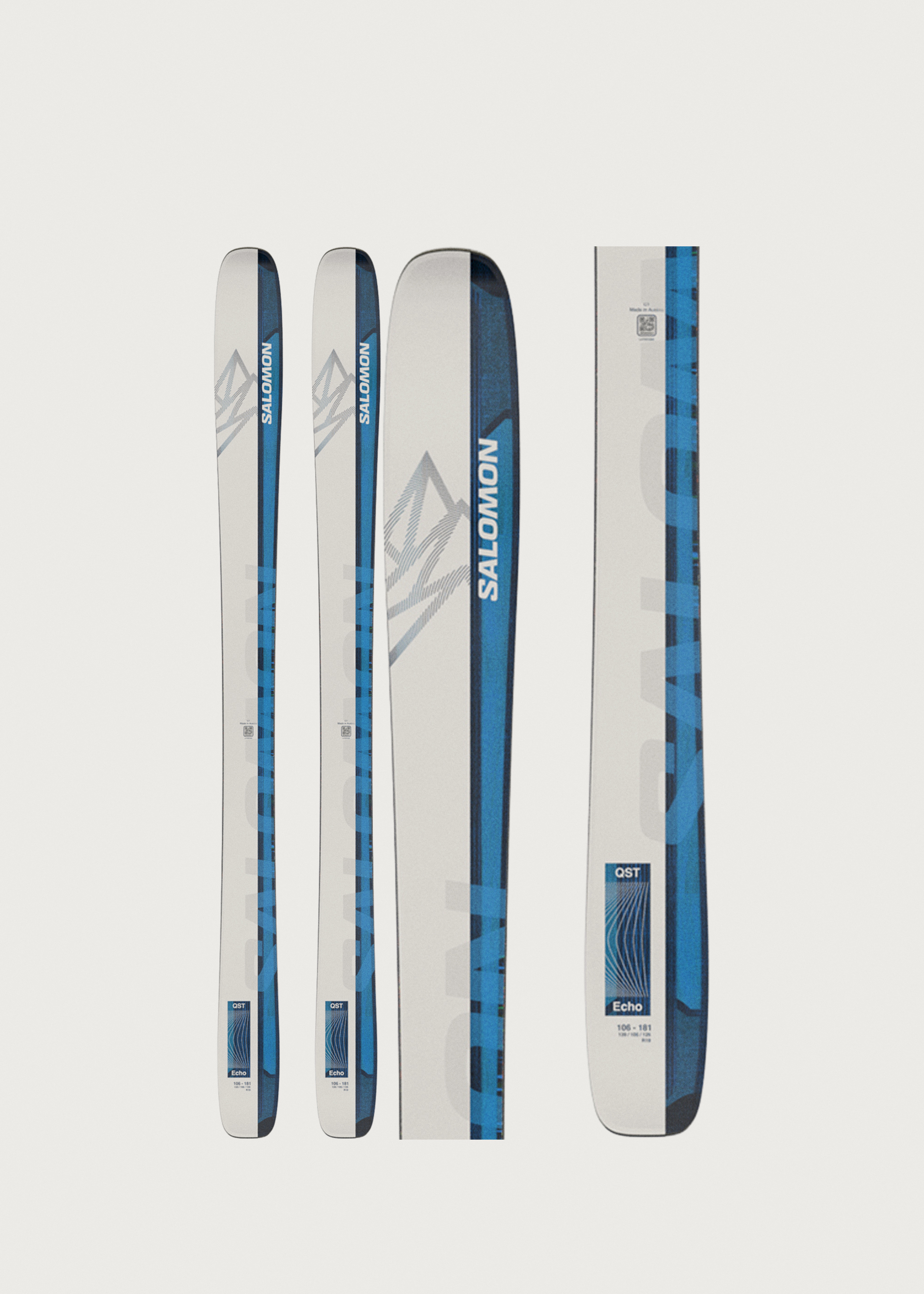 新品未使用SALOMON QST ECHO106 165 Salomon QST Echo 106 Skis 2025 | evo