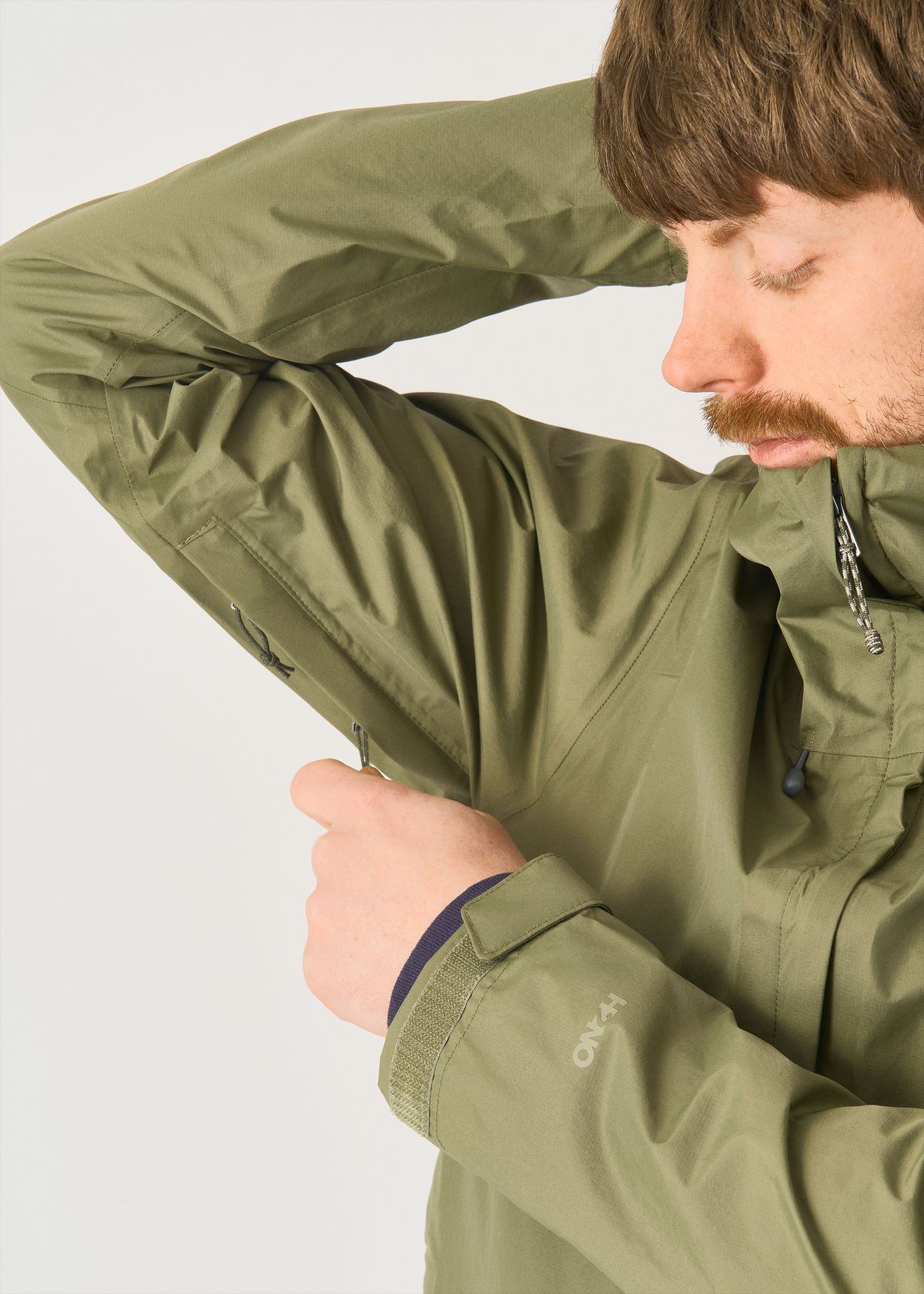 Pit zips with storm flaps
