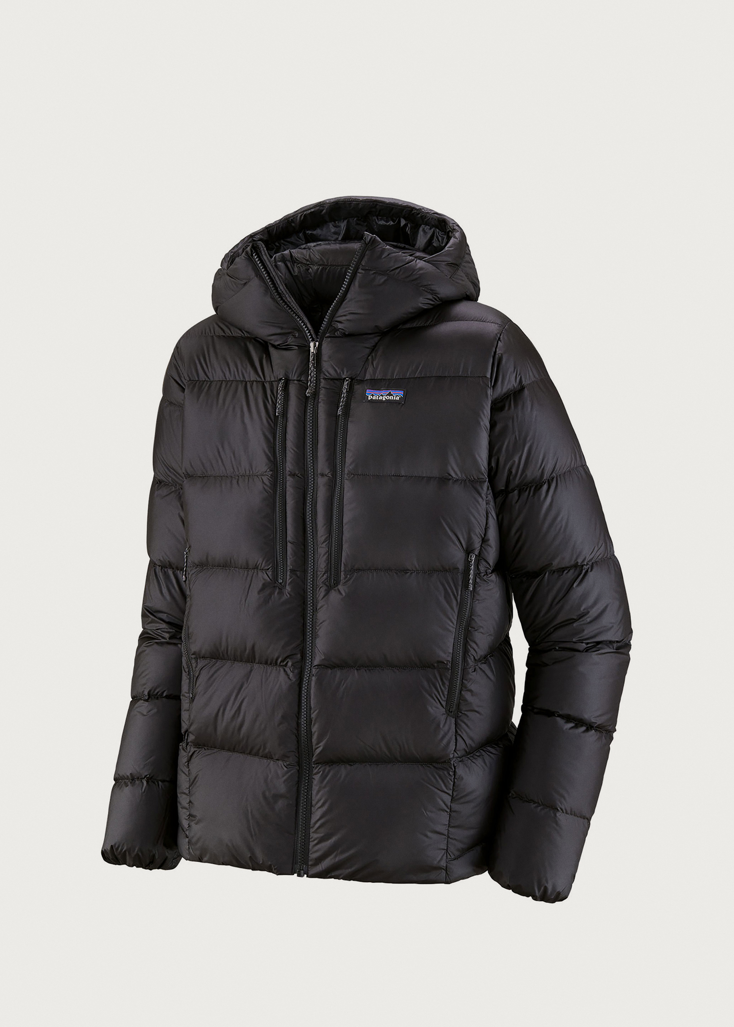 Patagonia Men's Fitz Roy Down Hoody 黒 L Patagonia Fitz Roy Down Hoodie