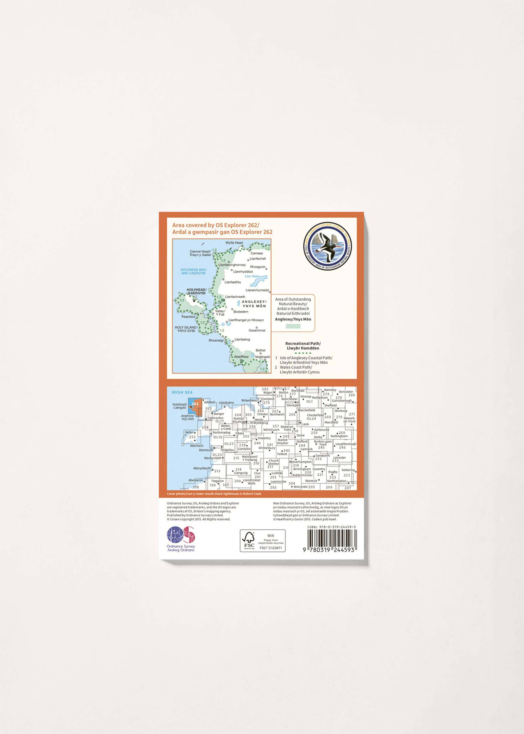 Image - 2 - Anglesey West - OS Explorer 262 Map
