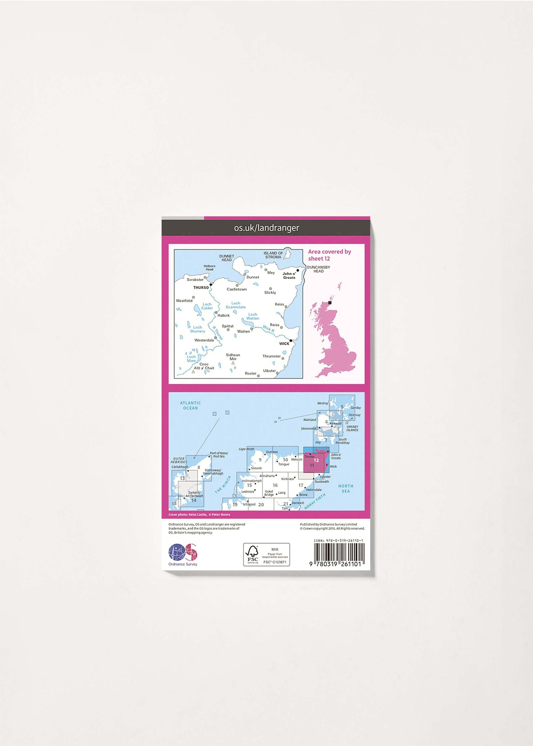 Image - 2 - Thurso, Wick & John O'Groats - Landranger 12 Map