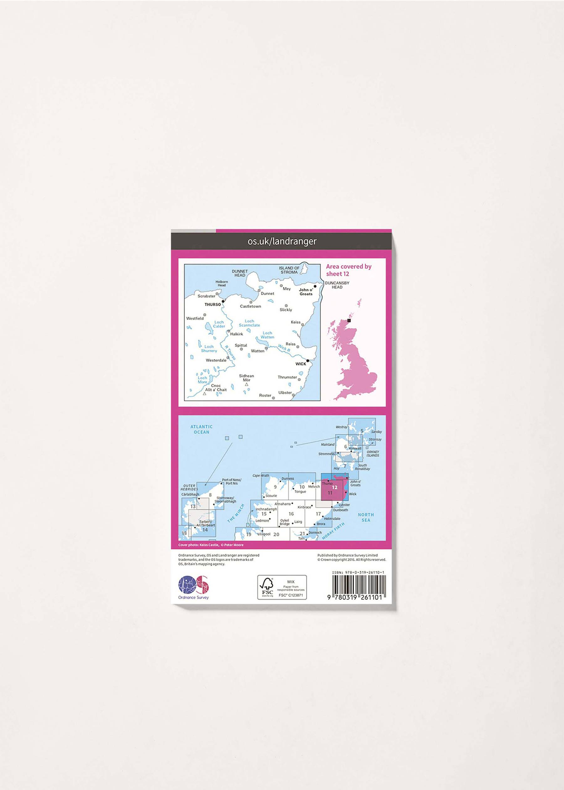 Image - 2 - Thurso, Wick & John O'Groats - Landranger 12 Map