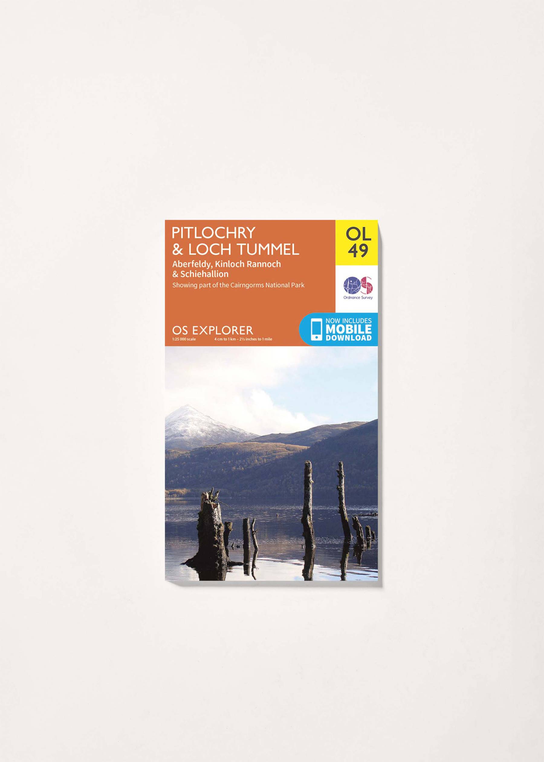 Image - 3 - Pitlochry & Loch Tummel - OS Explorer OL49 Map