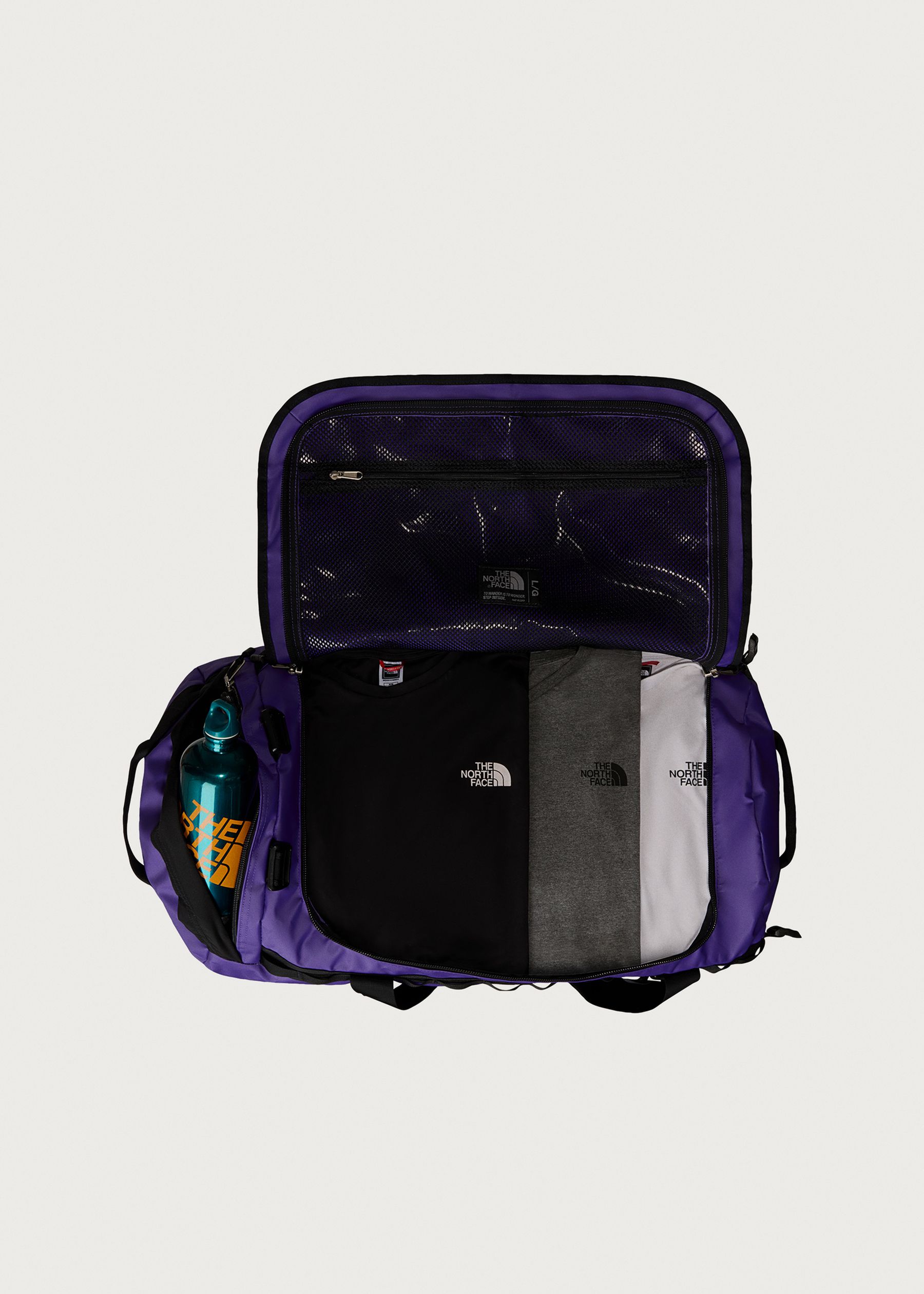 THE NORTH FACE ベースキャンプダッフル L（95L） / パープル The North Face Base Camp Duffel 95L - Large