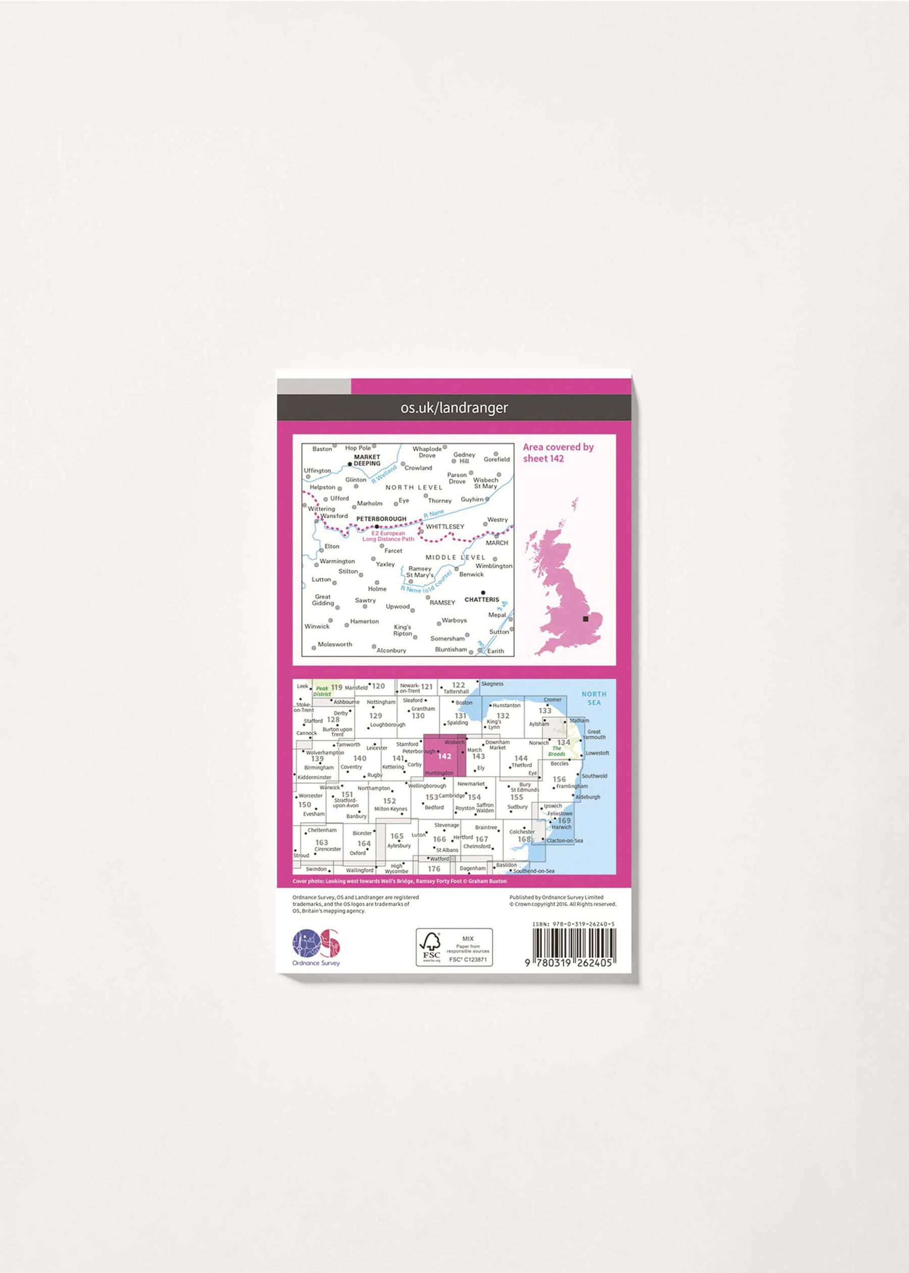Image - 2 - Peterborough, Market Deeping & Chatteris - Landranger 142 Map