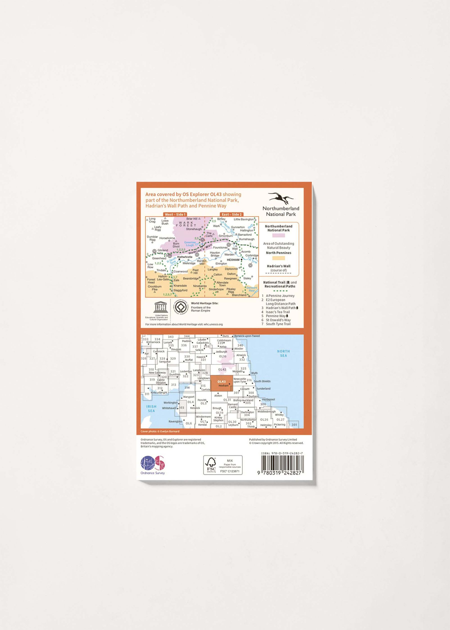 Image - 2 - Hadrian's Wall - OS Explorer OL43 Map