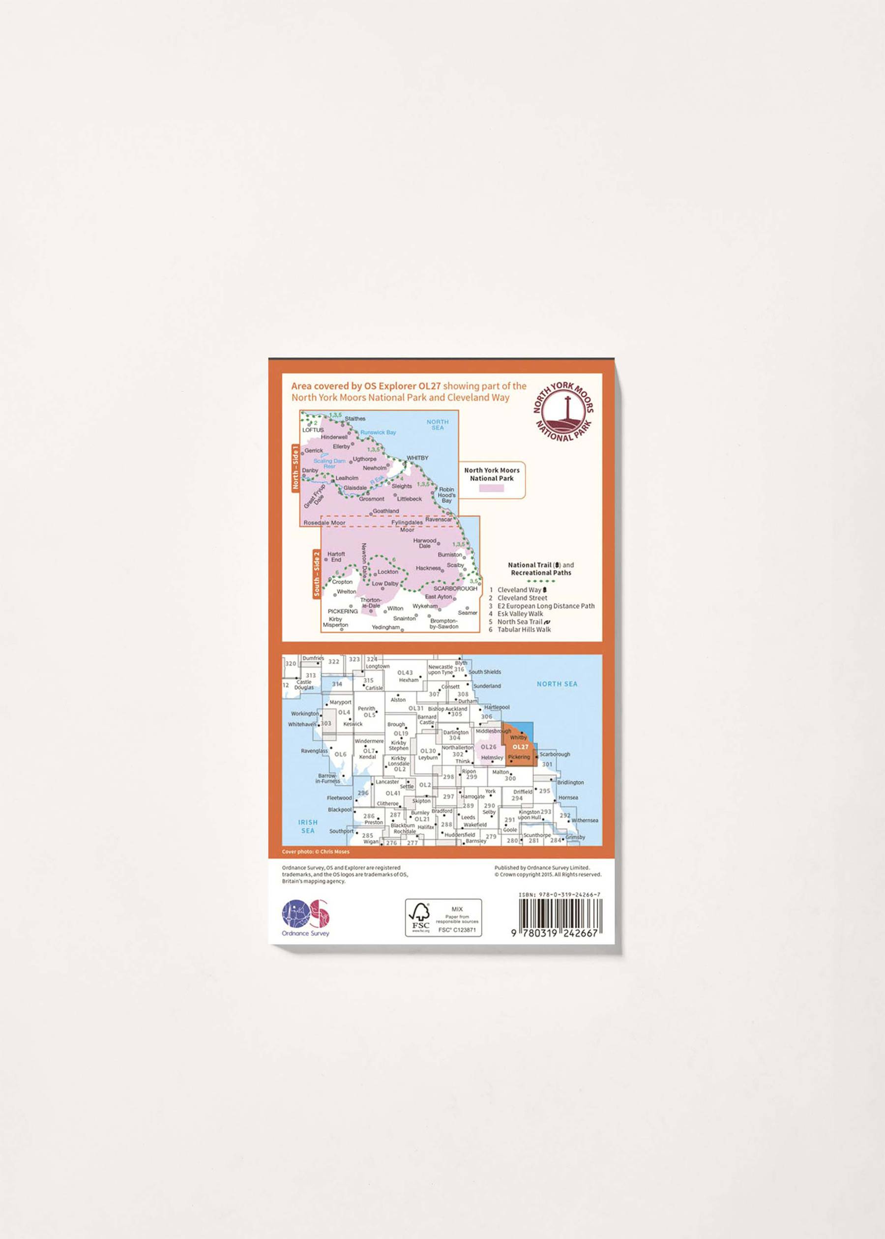 Image - 2 - North York Moors - Eastern Area - OS Explorer OL27 Map