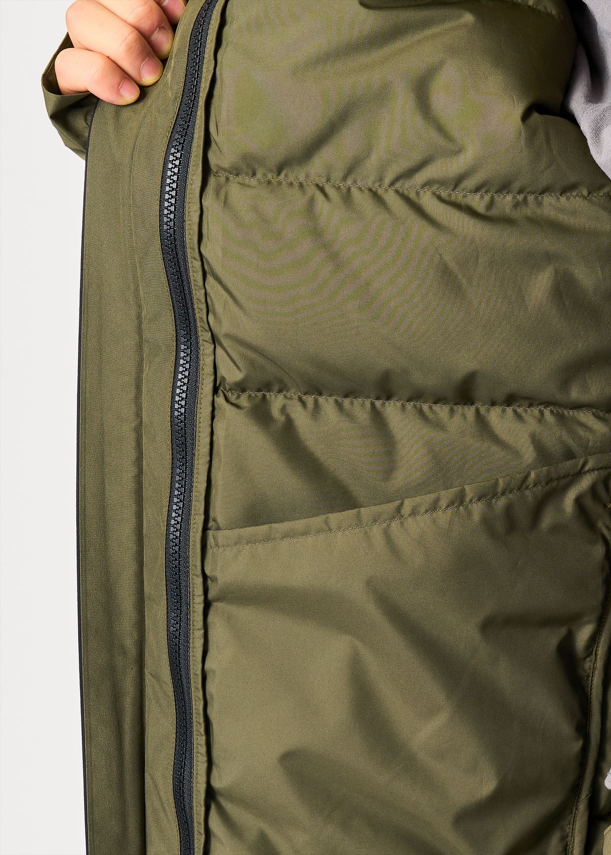  Internal chest pocket on inner jacket
