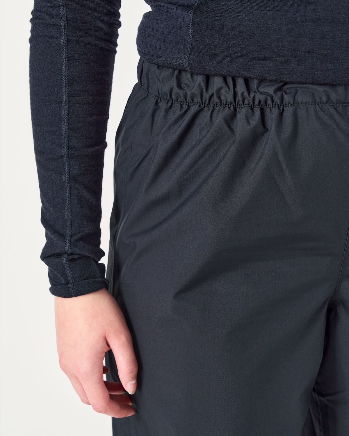 Elasticated waistband with internal drawcord