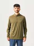 Force Long Sleeve Zip Neck