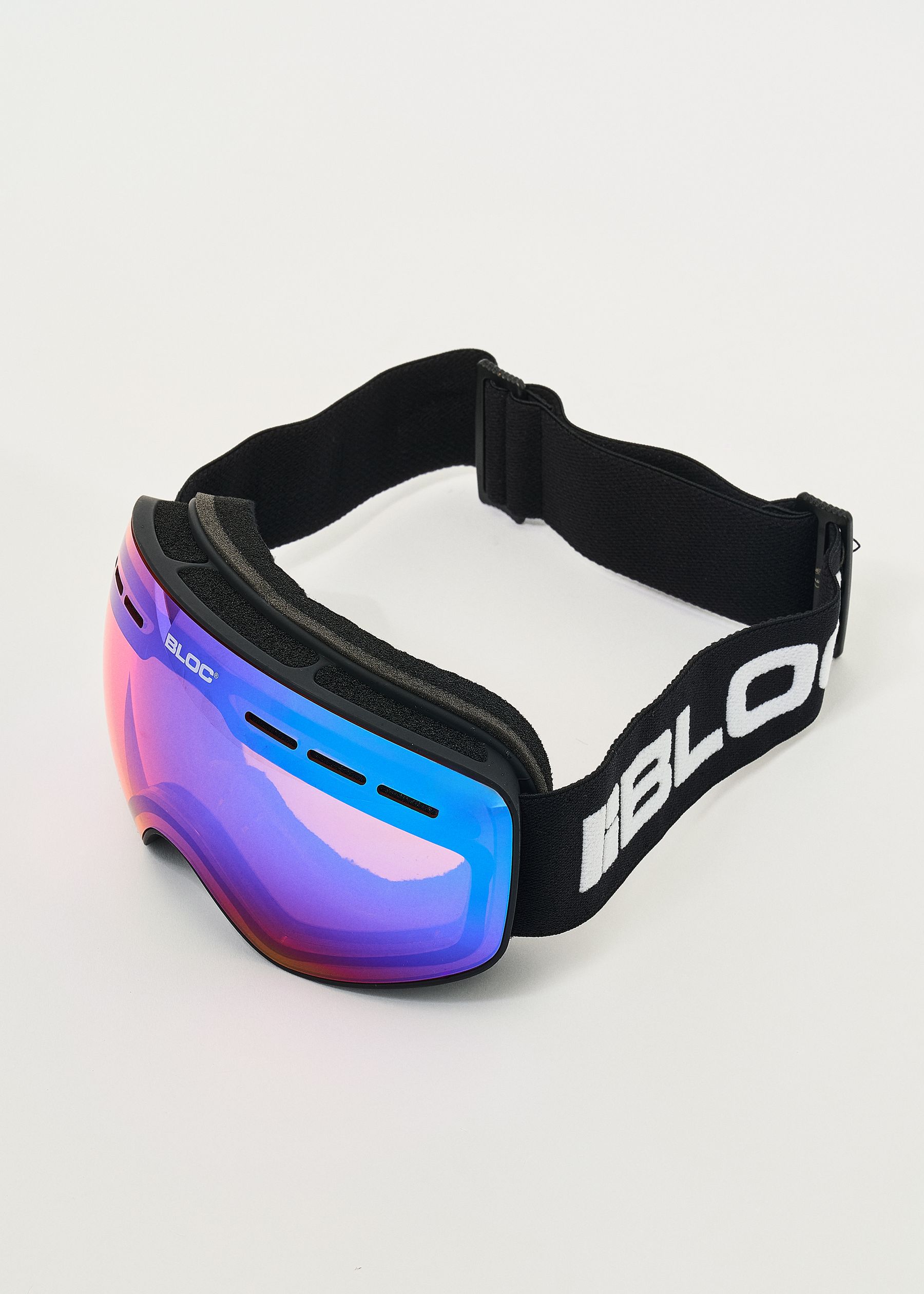 Image - 3 - Small Fit Moon Matte Black / Orange Revo Blue Goggles