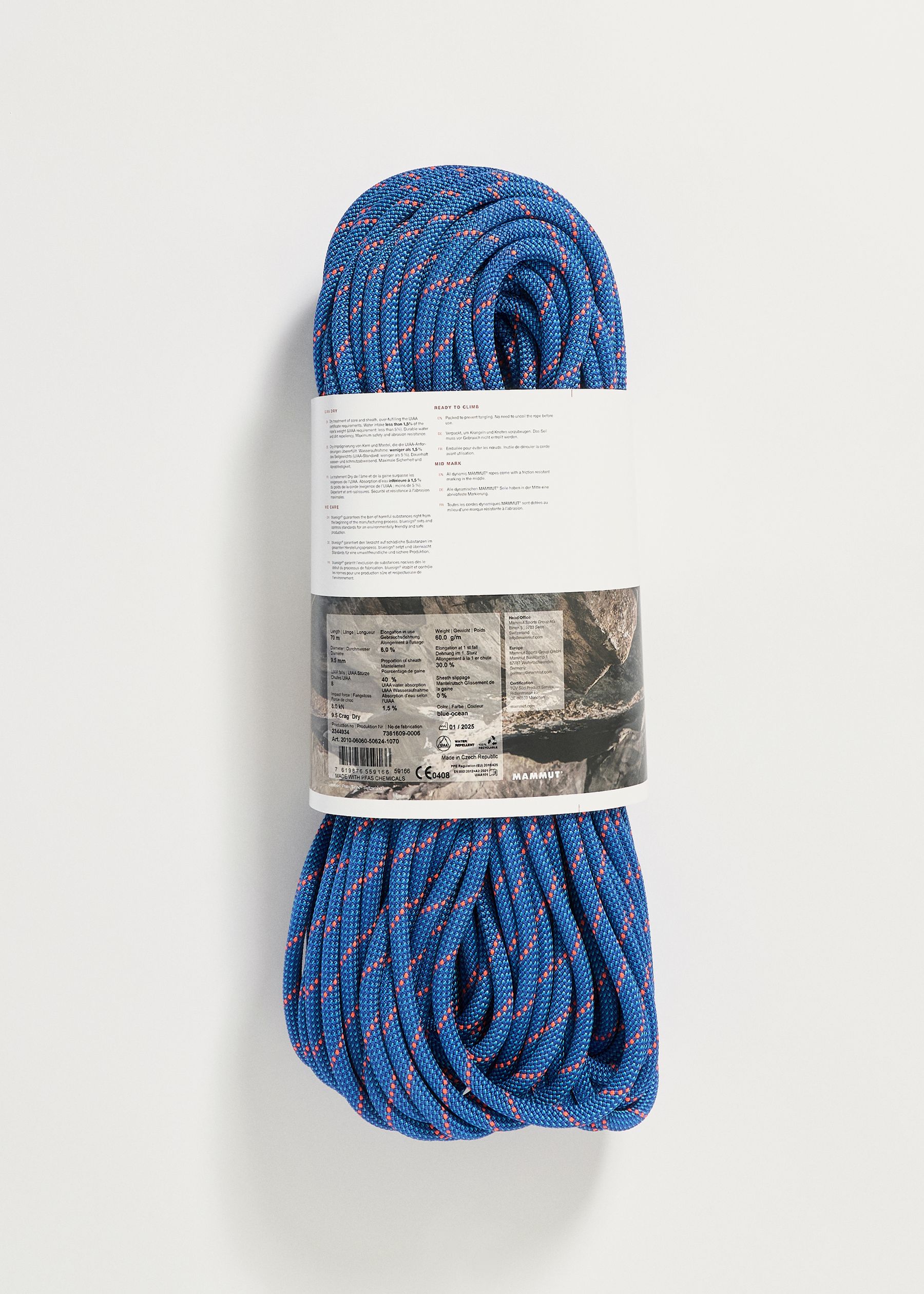 Image - 3 - Crag Dry 9.5mm x 70m Rope