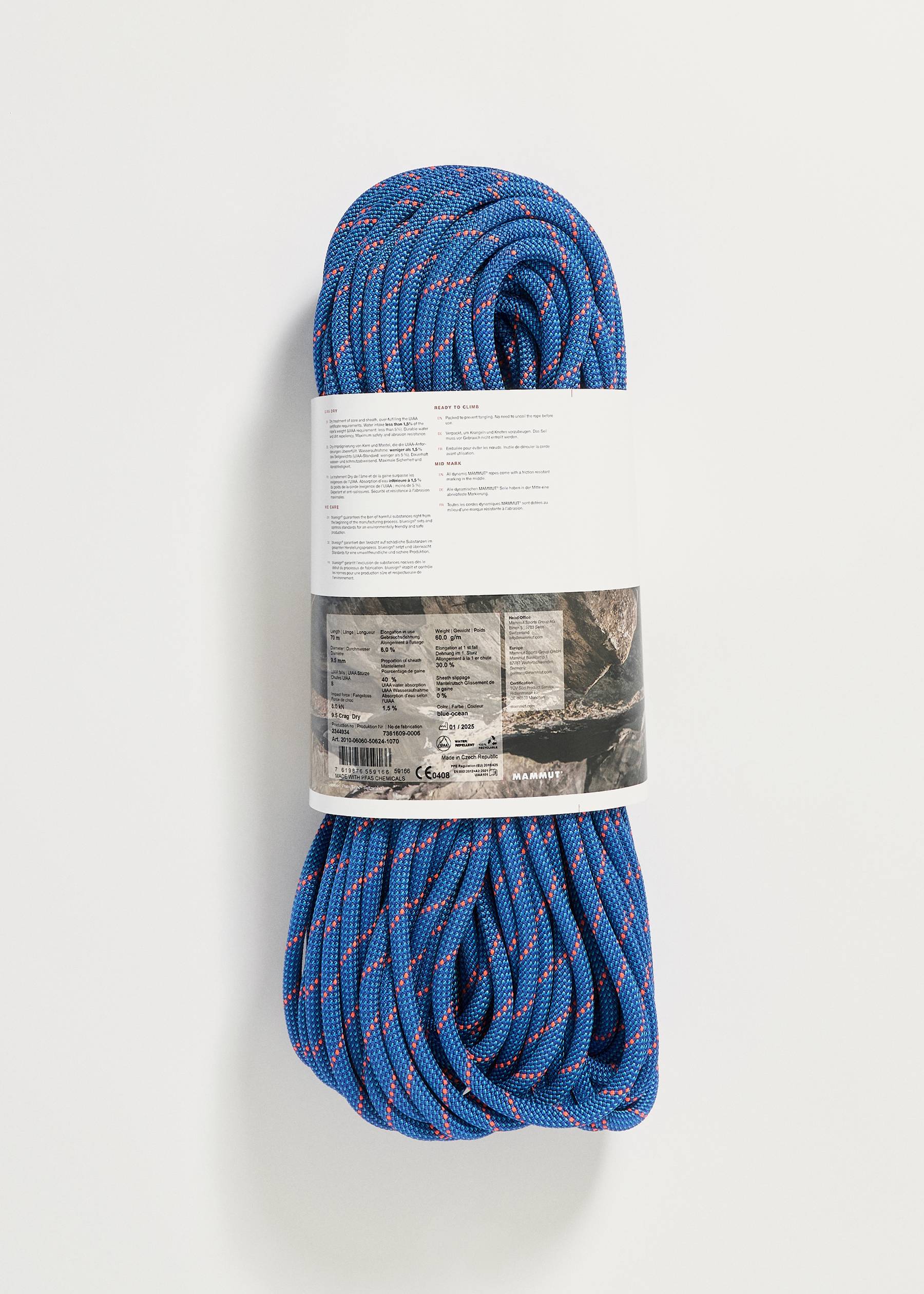 Image - 3 - Crag Dry 9.5mm x 70m Rope