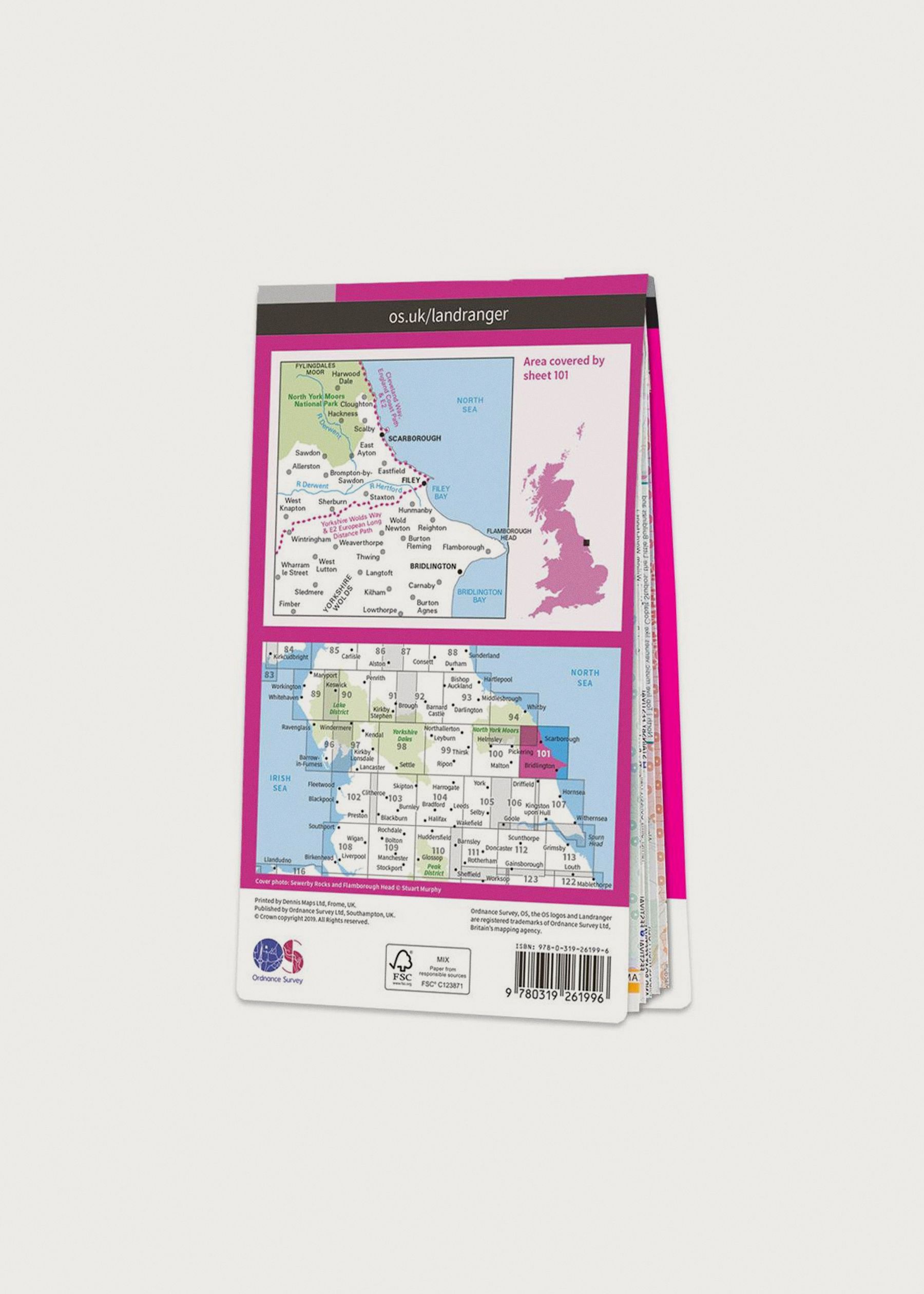 Image - 2 - Scarborough, Bridlington & Filey - Landranger 101 Map