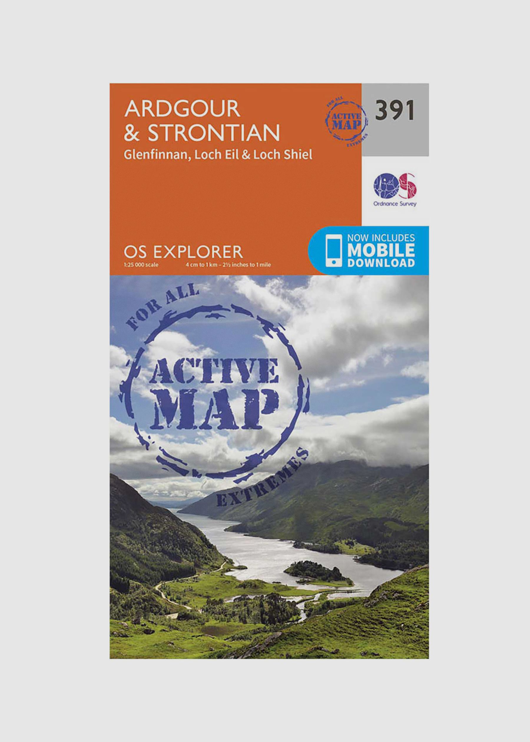 Image - 1 - Ardgour & Strontian - OS Explorer Active 391 Map