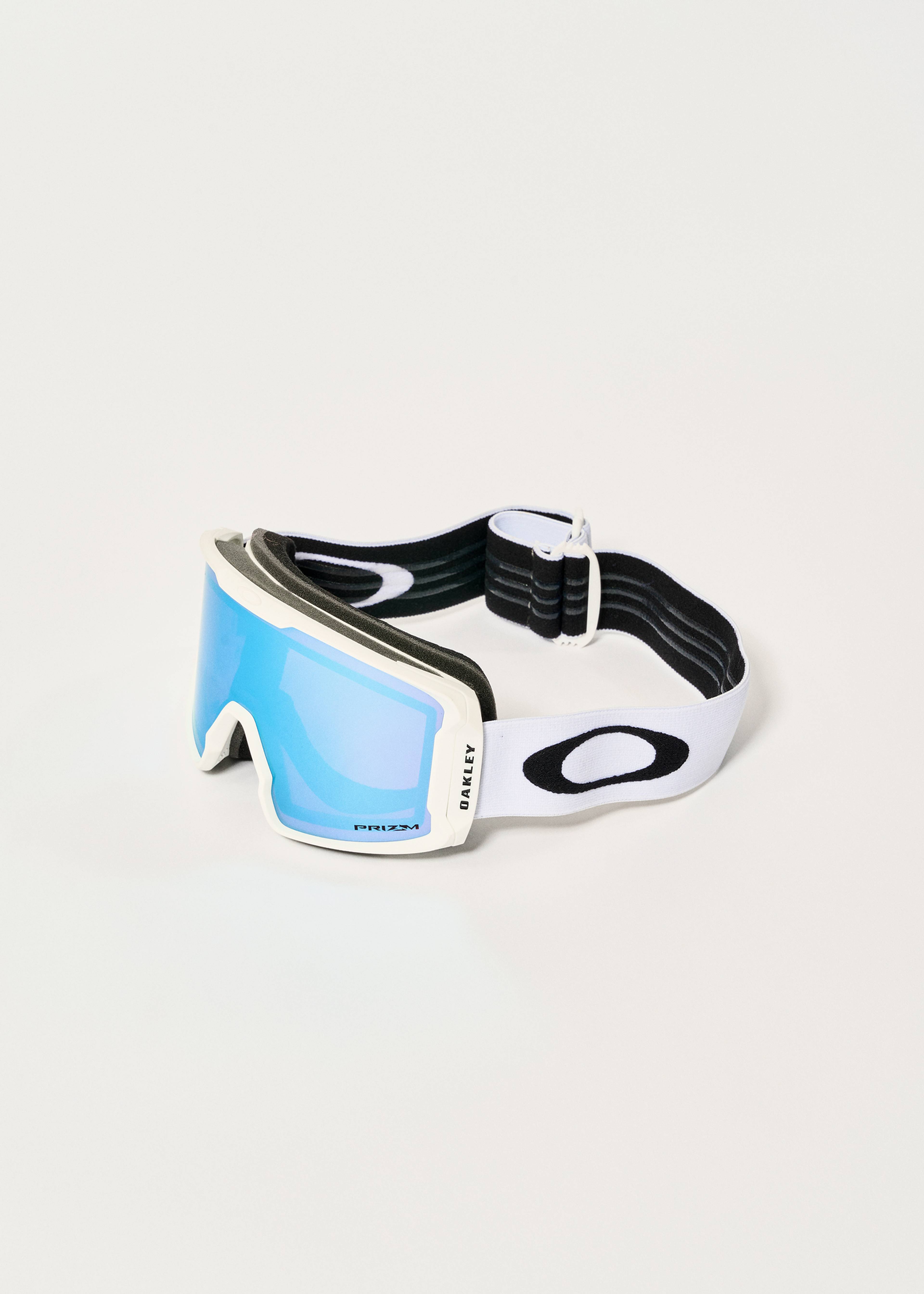 Oakley Line Miner M Matte White / Prizm Sapphire Iridium Goggles