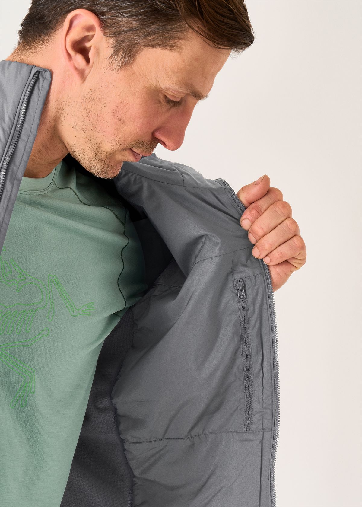 Internal chest pocket