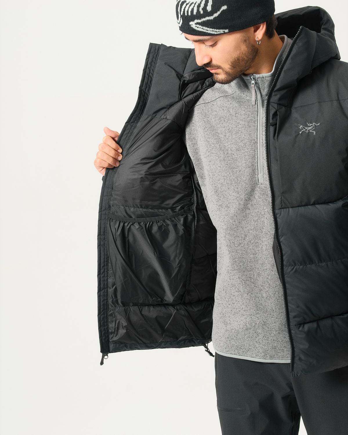 Internal drop pockets