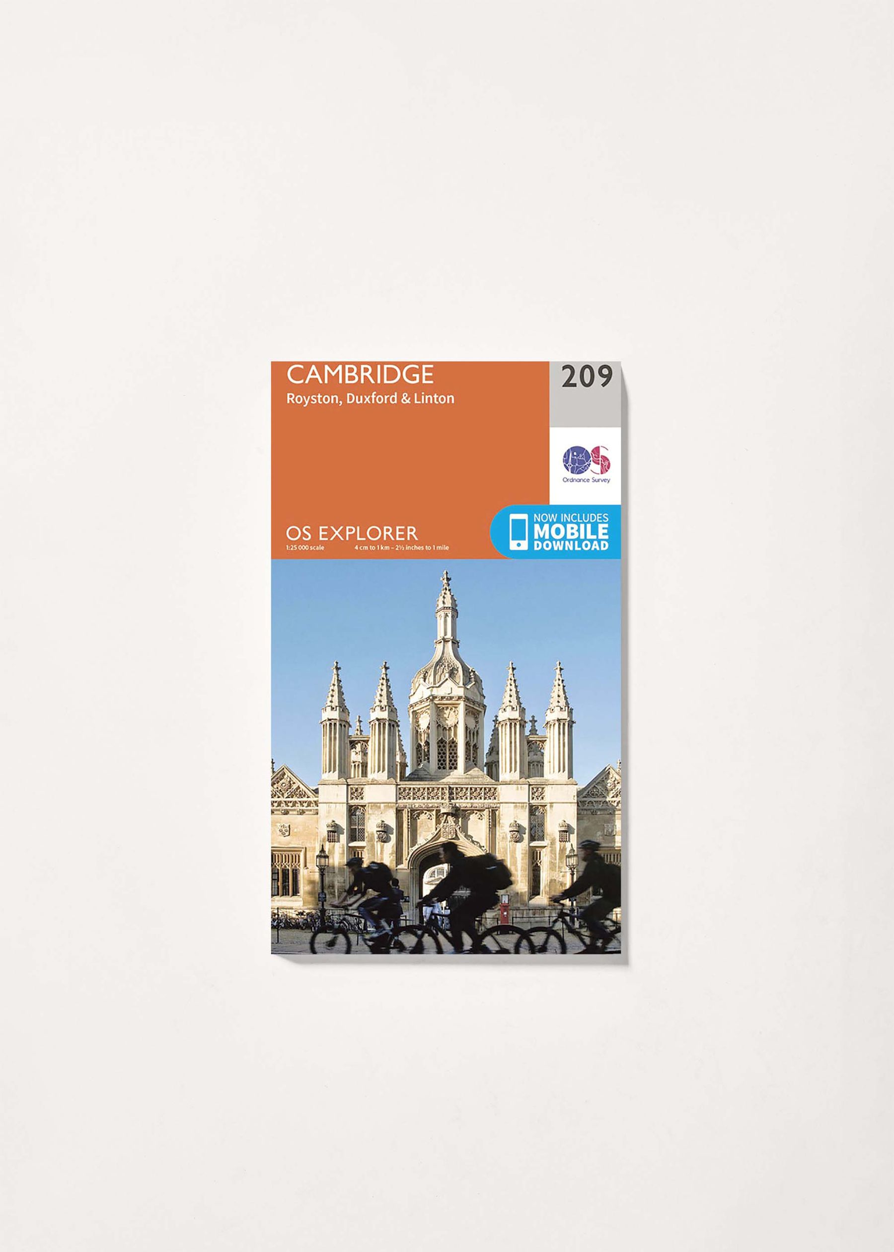 Image - 1 - Cambridge, Royston, Duxford & Linton - OS Explorer 209 Map