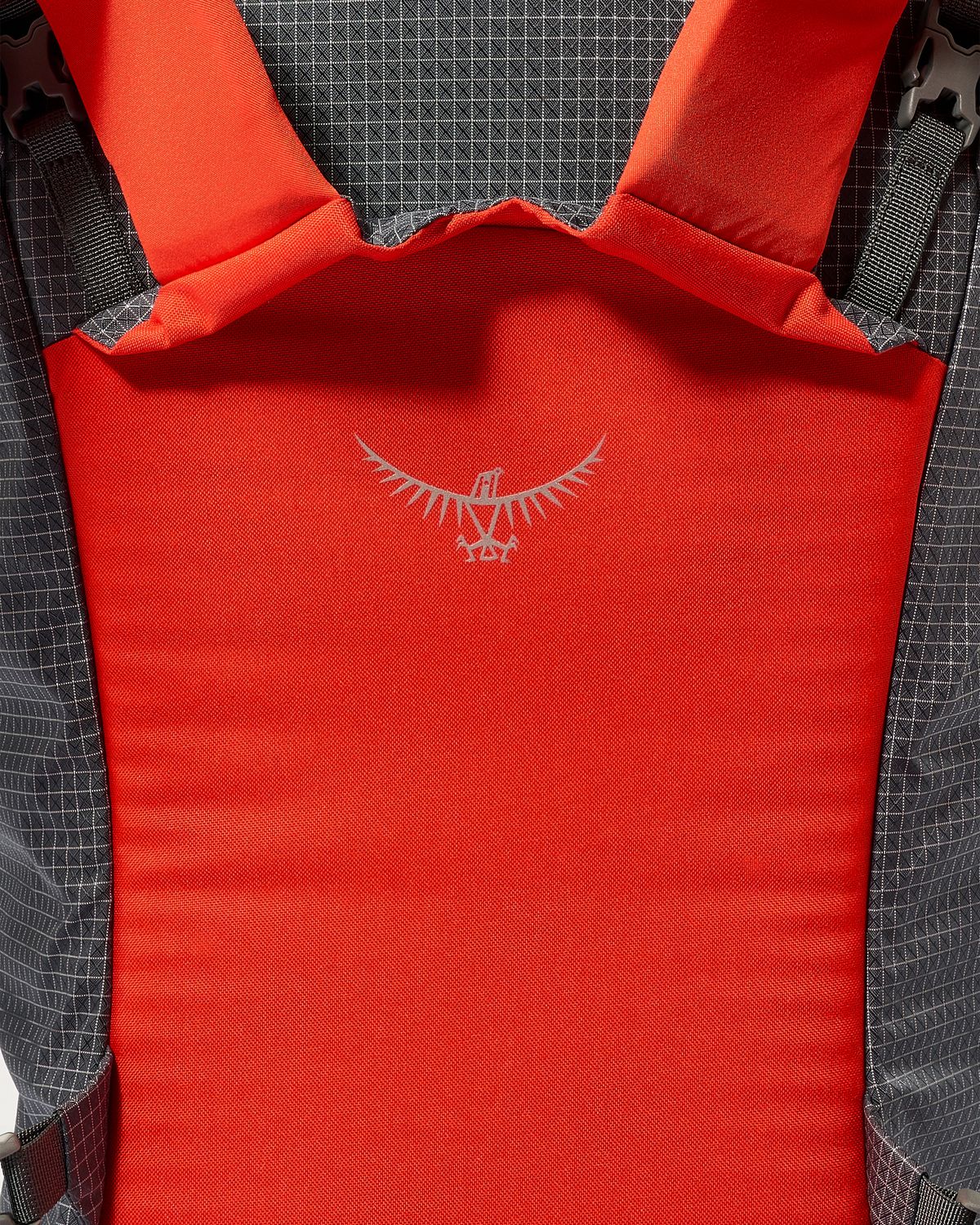 Snow-shedding back panel