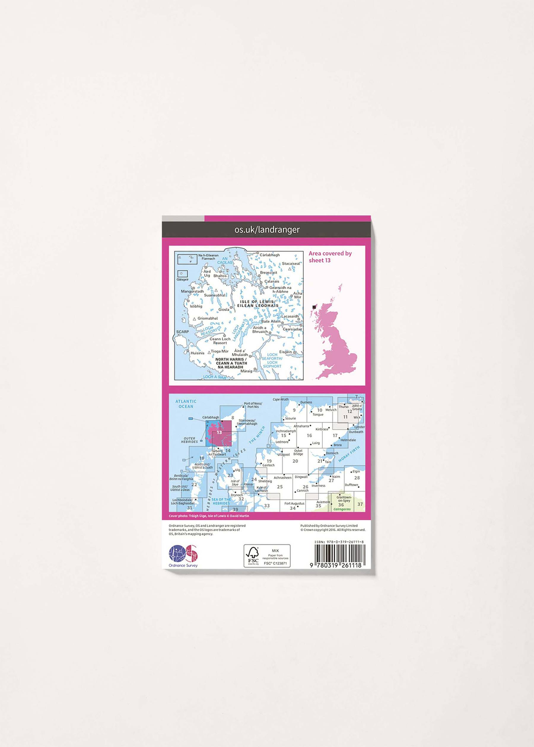 Image - 2 - West Lewis & North Harris - Landranger 13 Map