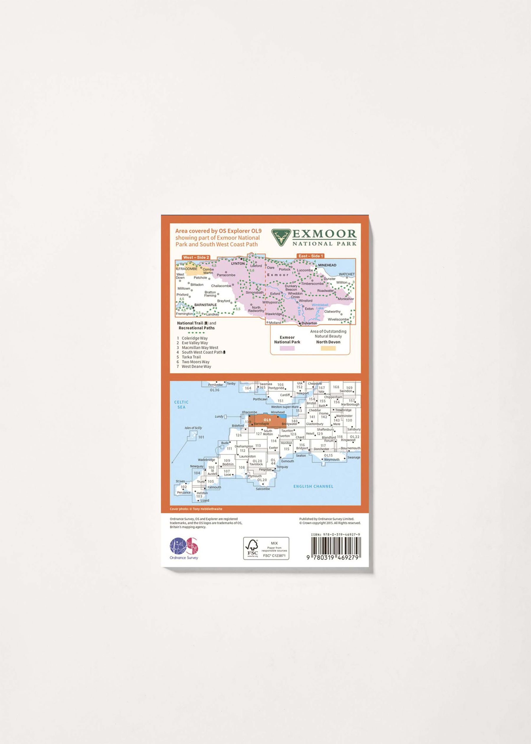 Image - 2 - Exmoor - OS Explorer Active OL9 Map