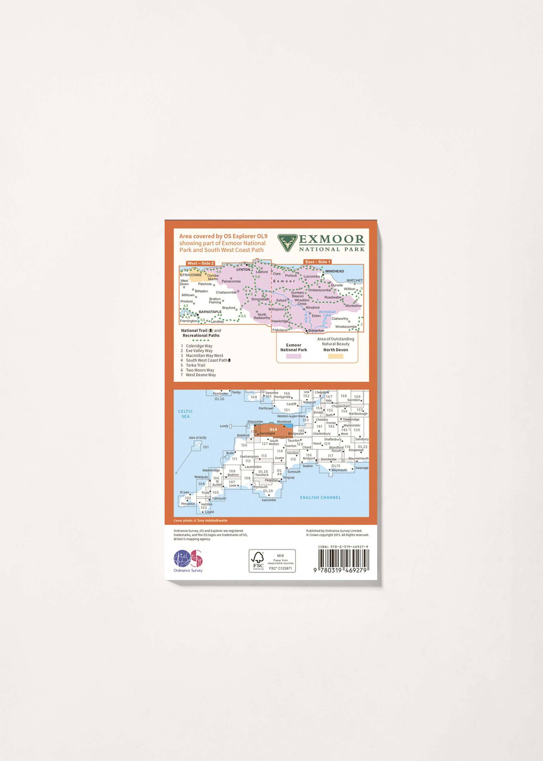 Image - 2 - Exmoor - OS Explorer Active OL9 Map