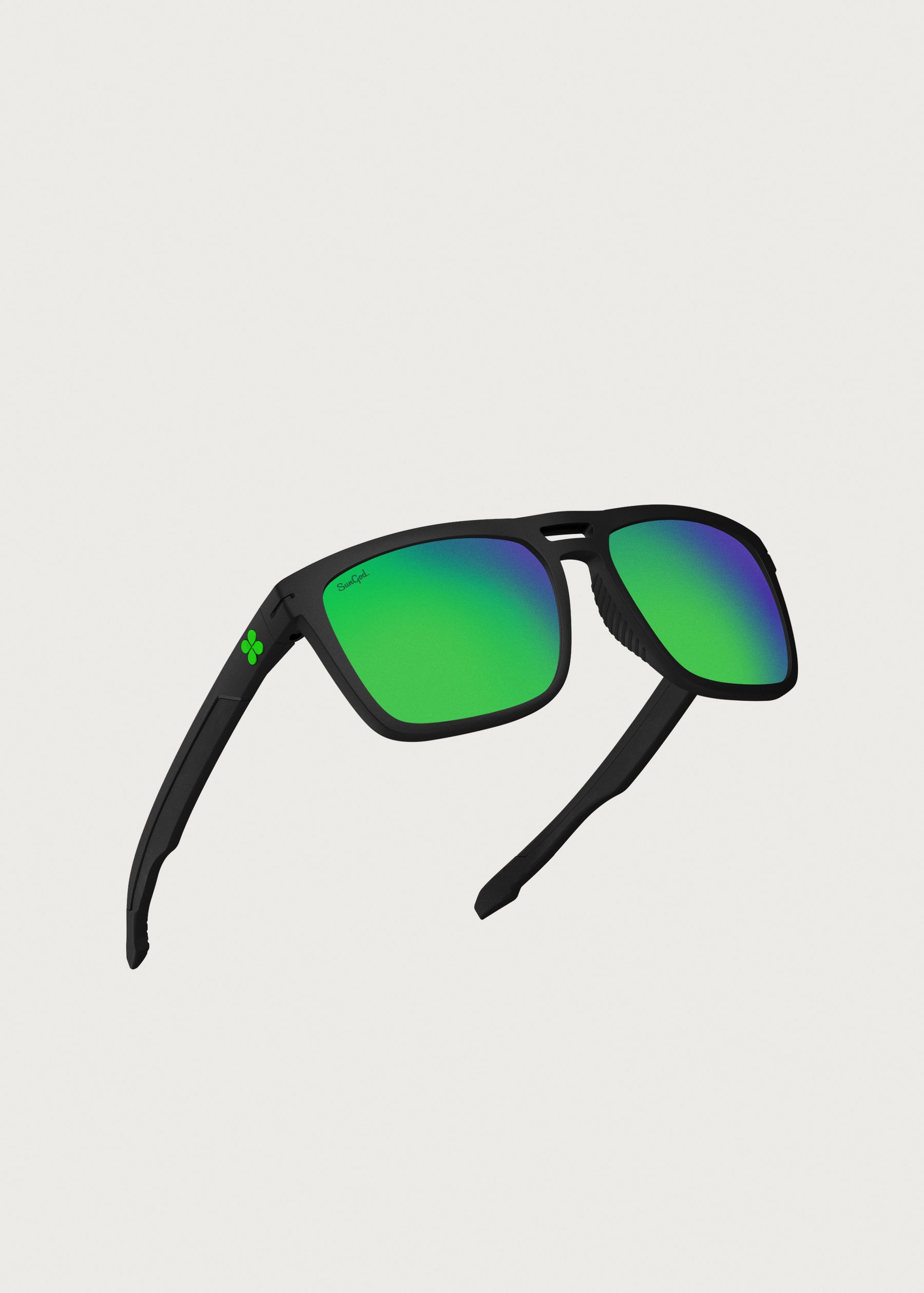 Image - 3 - Tempests Matte Black / 8KO Green Polarised Sunglasses