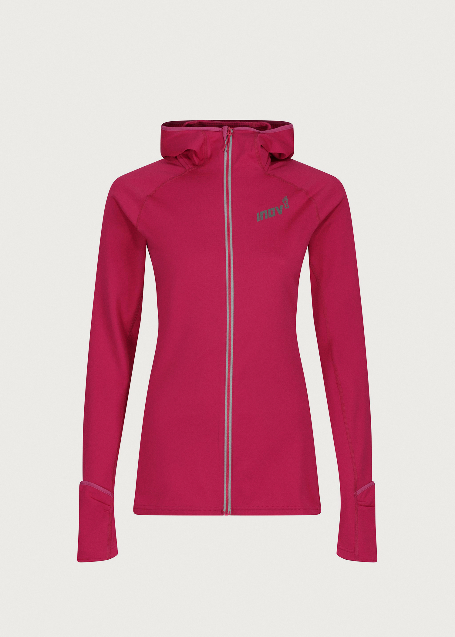 ito 作家　jump slim harf sleeve (smokypink) INOV8 Technical Mid Full Zip Hoodie