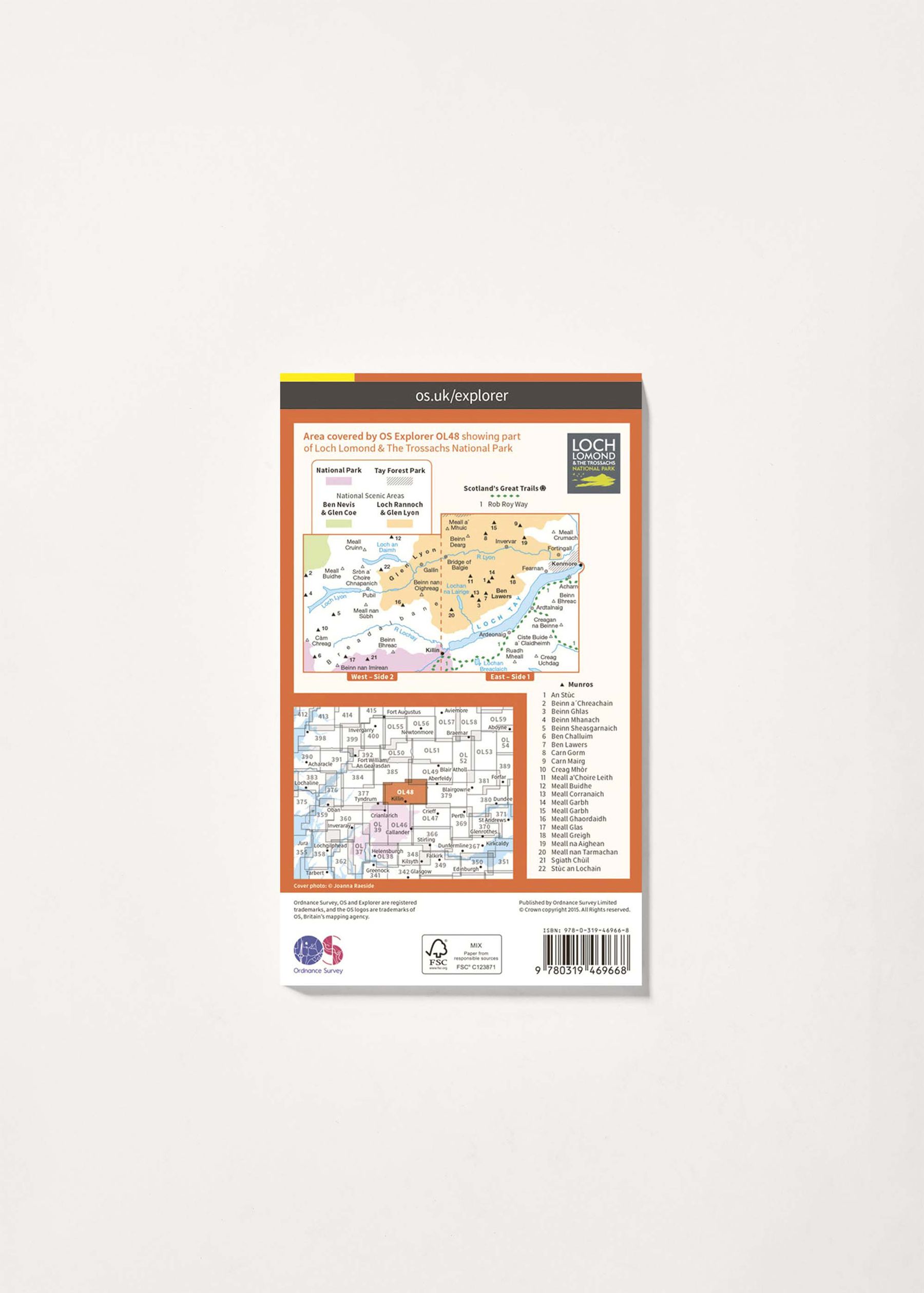 Image - 2 - Ben Lawers & Glen Lyon - OS Explorer Active OL48 Map