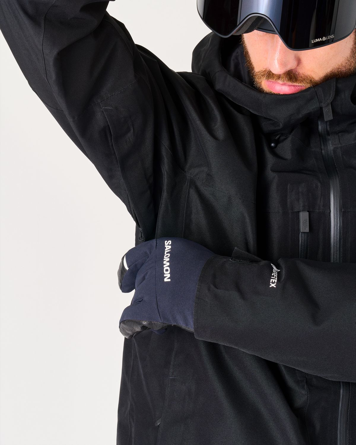 Underarm venting zips