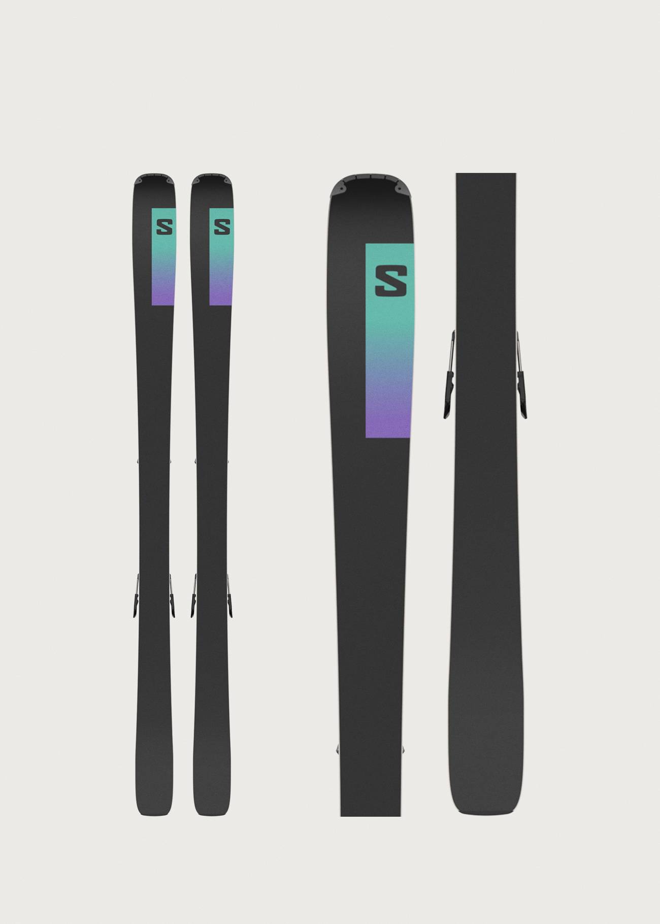 SALOMON STANCE84 159cm 2022 ATTACK2付 美品 Salomon Stance W 84 Skis + M 10 GW Bindings SALOMON STANCE84 159cm