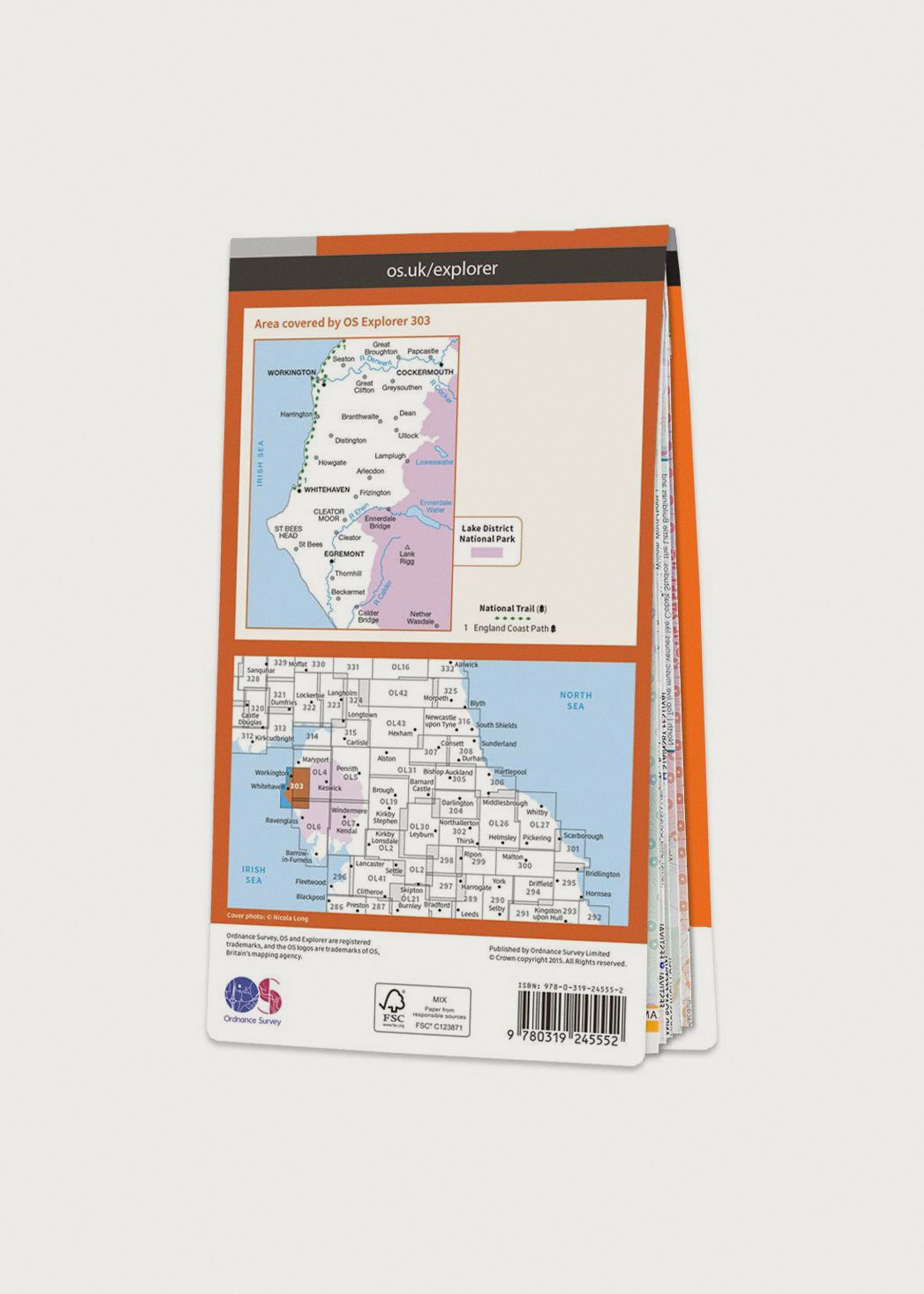 Image - 2 - Whitehaven & Workington - Explorer 303 Map