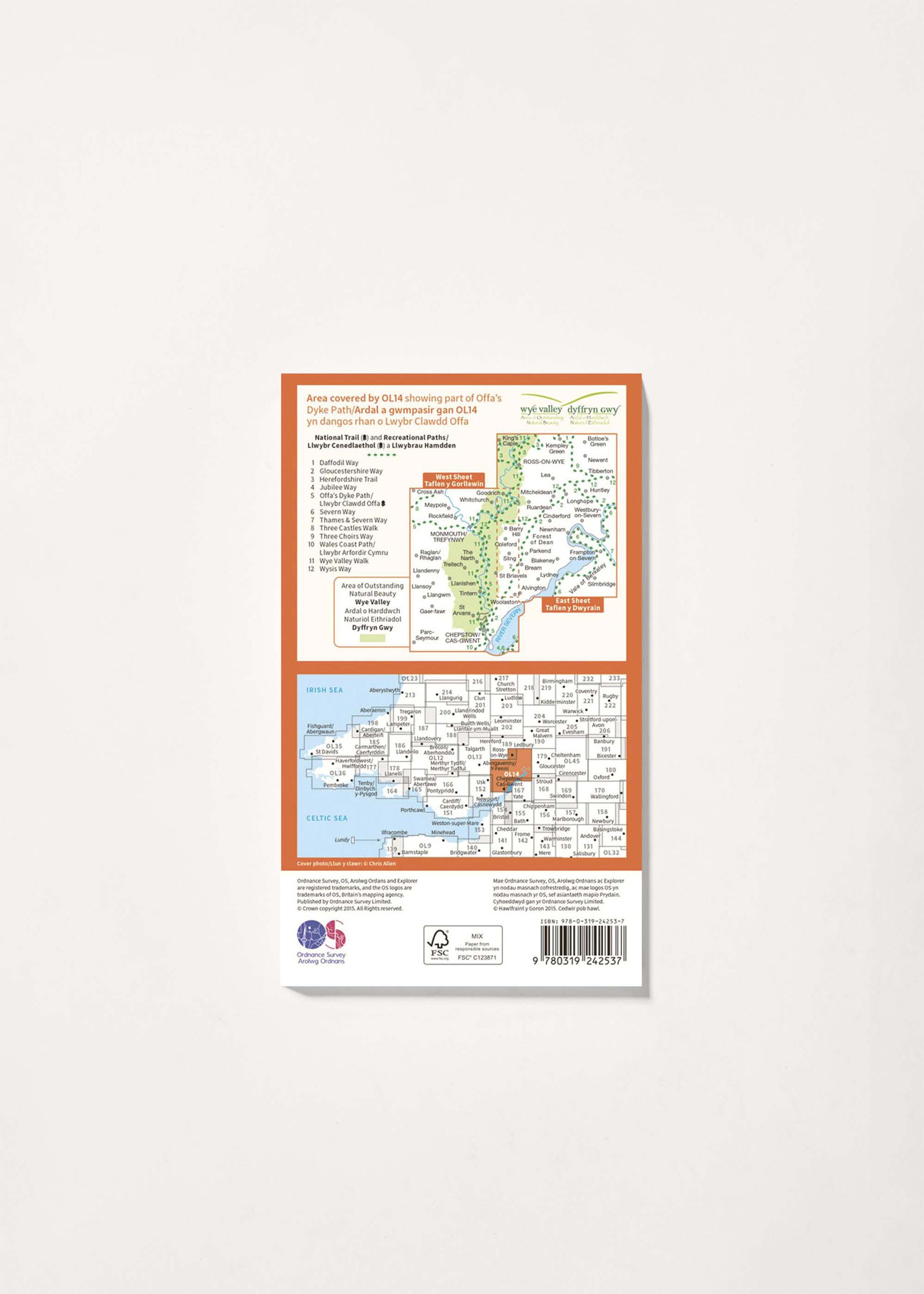 Image - 2 - Wye Valley & Forest of Dean - OS Explorer OL14 Map