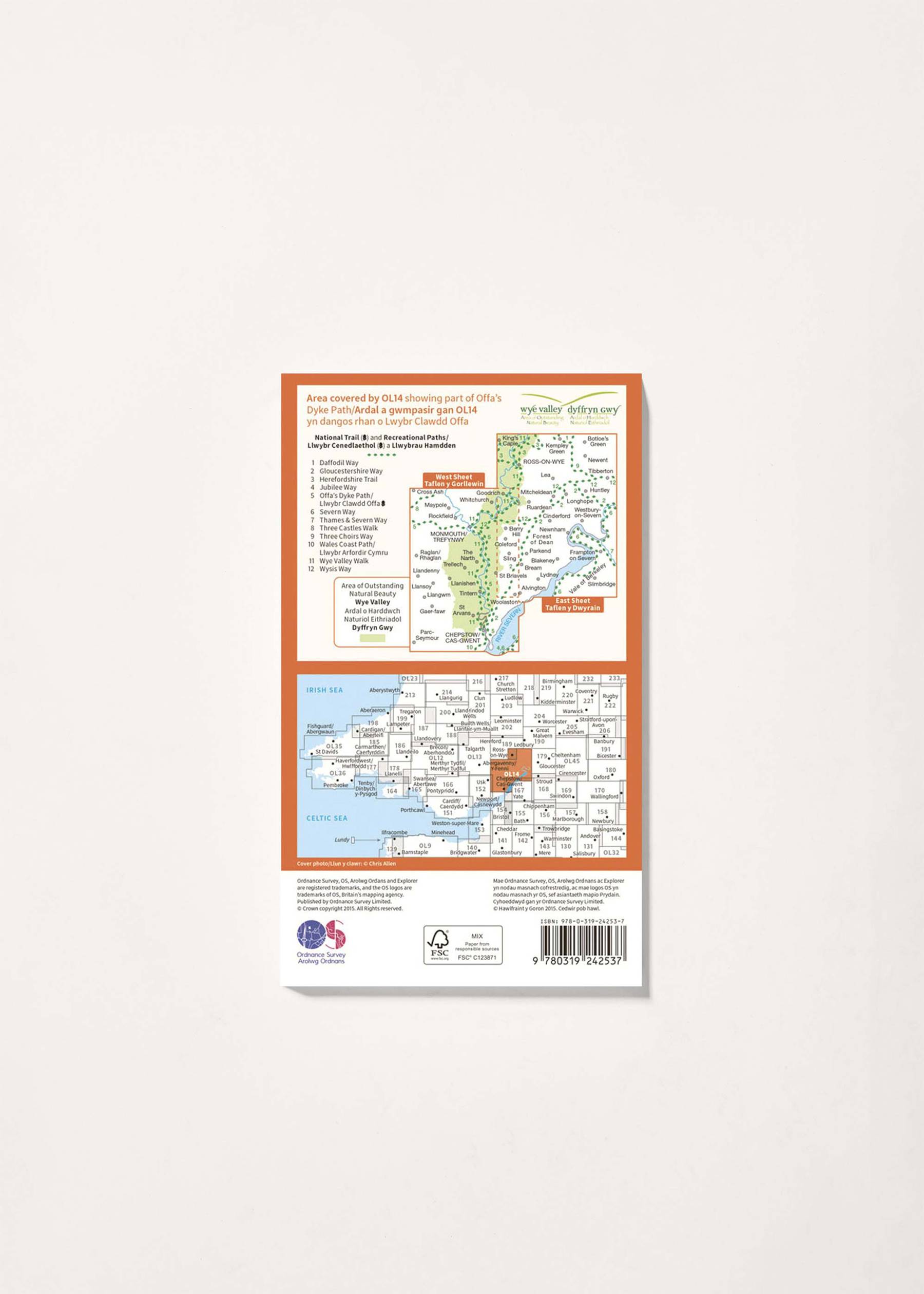 Image - 2 - Wye Valley & Forest of Dean - OS Explorer OL14 Map